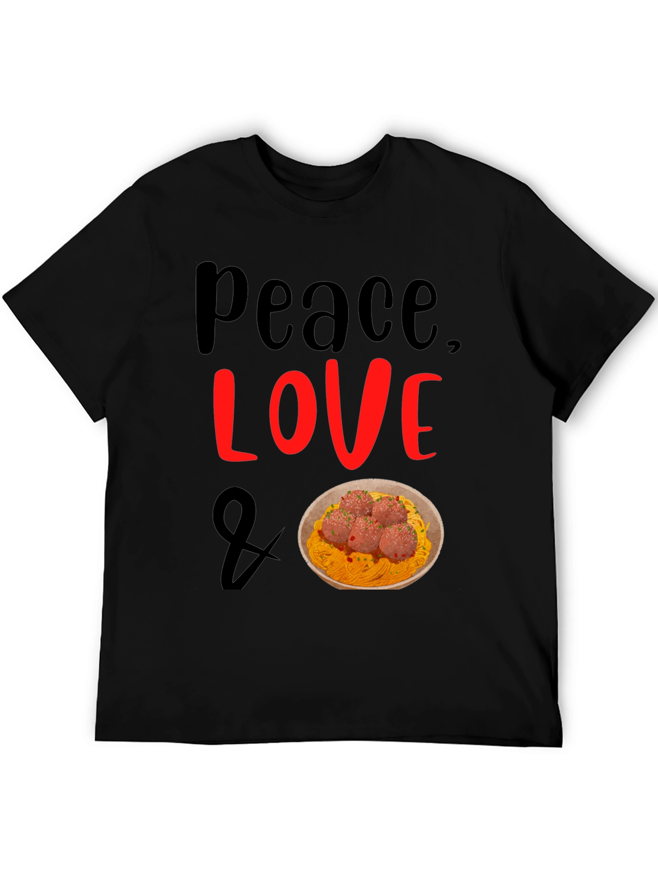 Peace Love Spaghetti T-Shirt