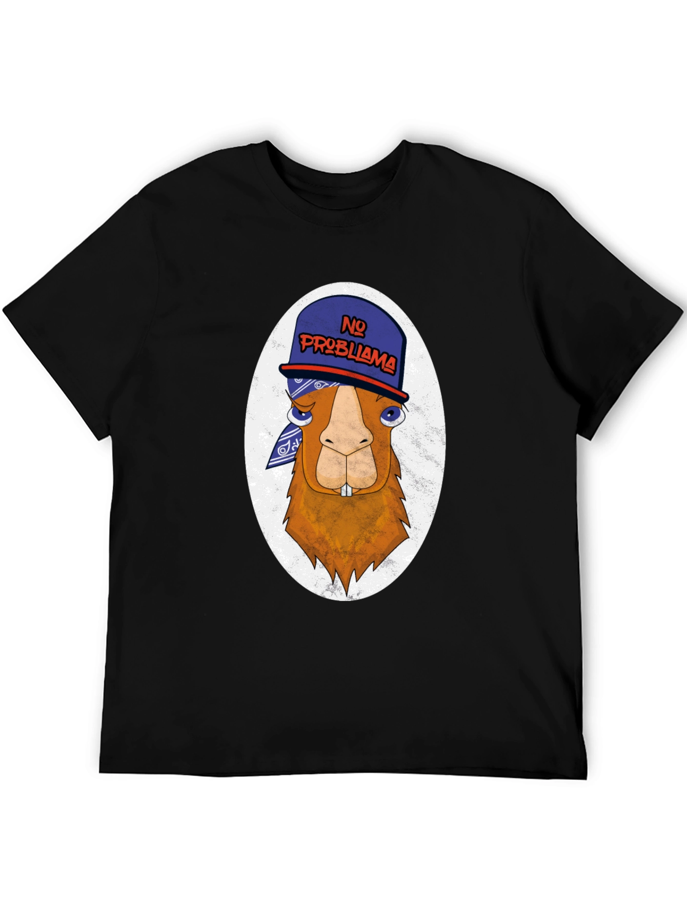 No Probllama T-Shirt - Funny Alpaca Graphic Tee