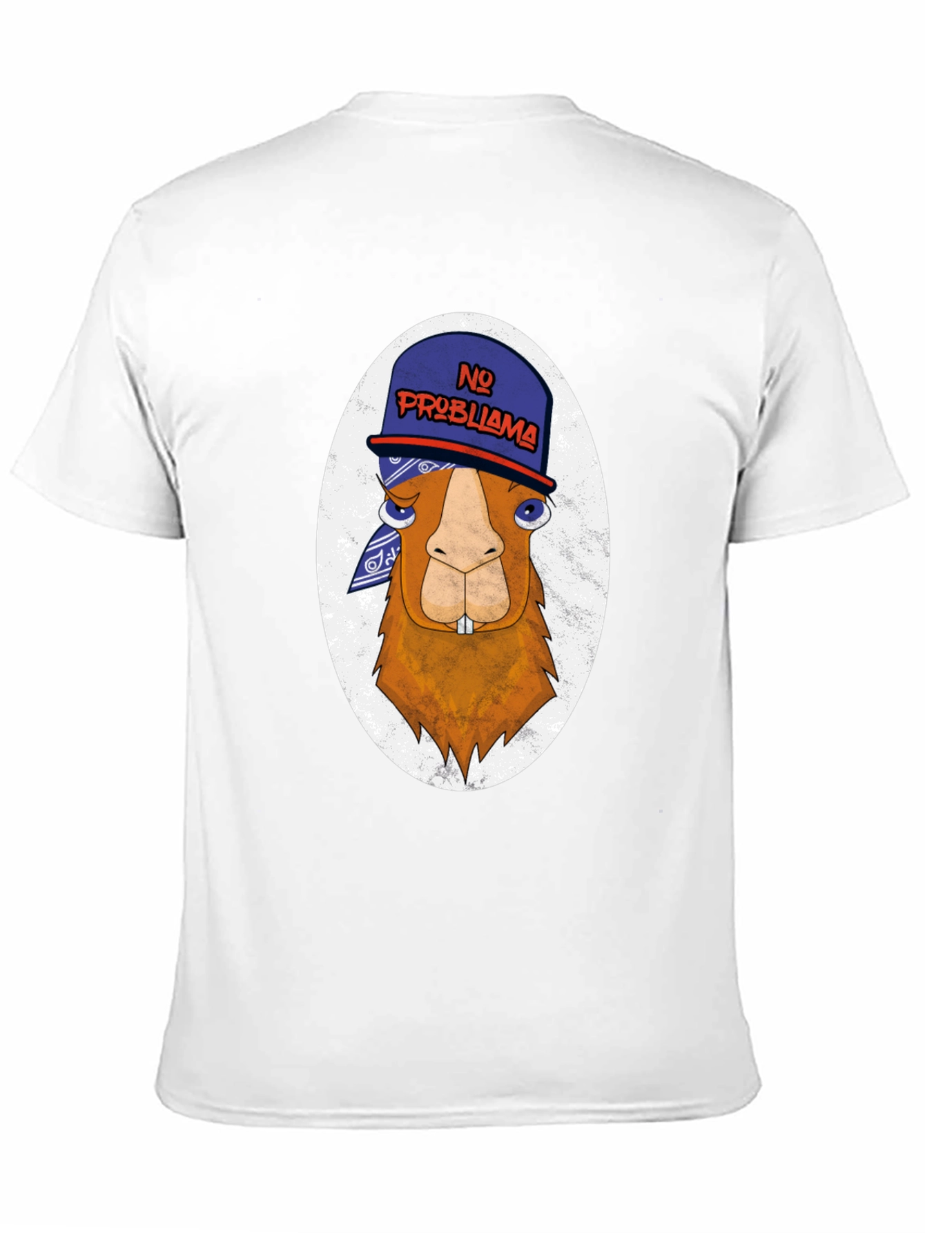 No Probllama T-Shirt - Funny Alpaca Graphic Tee