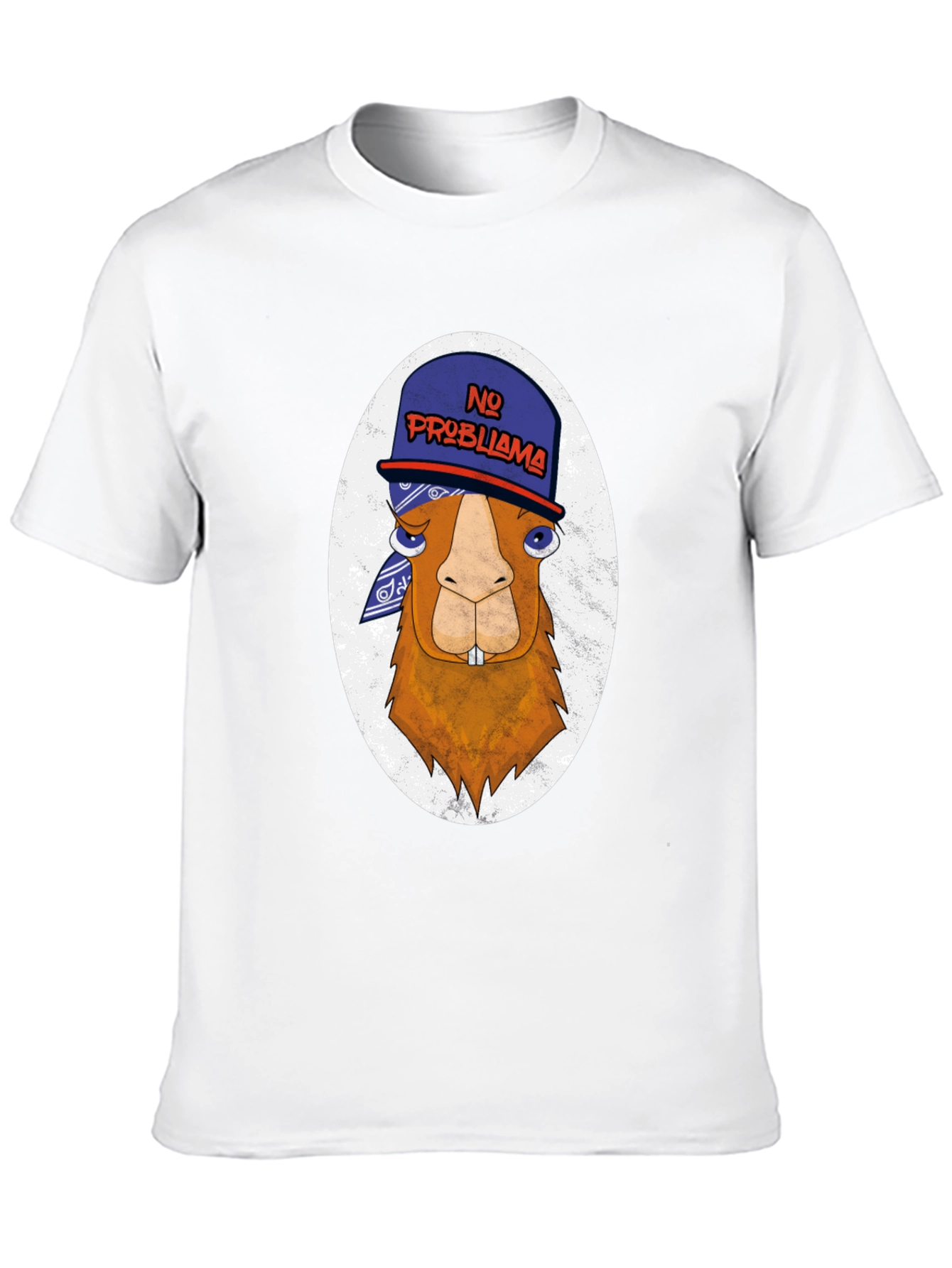 No Probllama T-Shirt - Funny Alpaca Graphic Tee