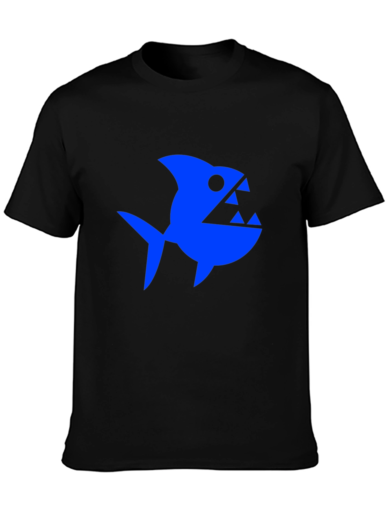 Shark Graphic Black T-Shirt - Unique Design