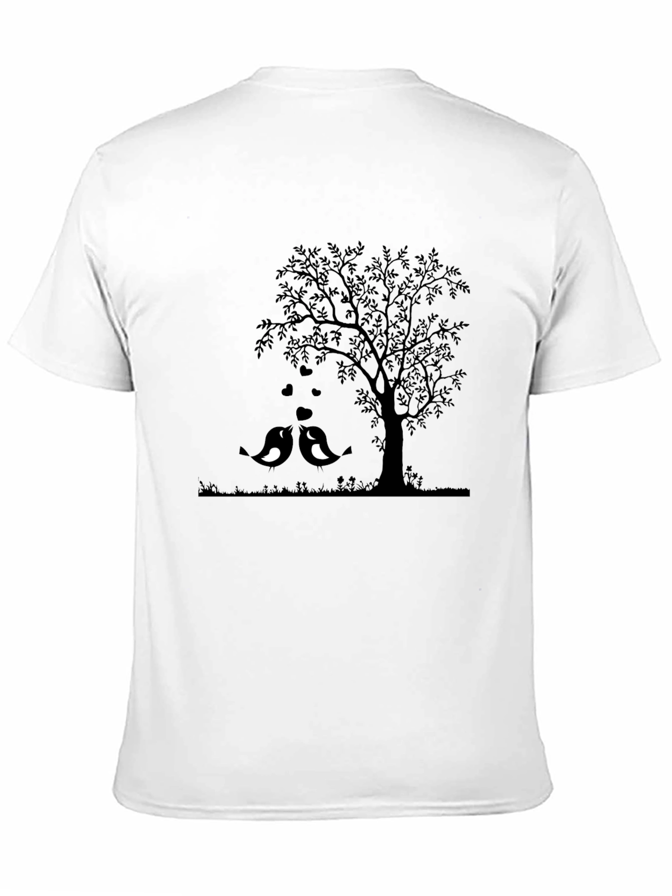 Love Birds Under Tree Graphic Tee