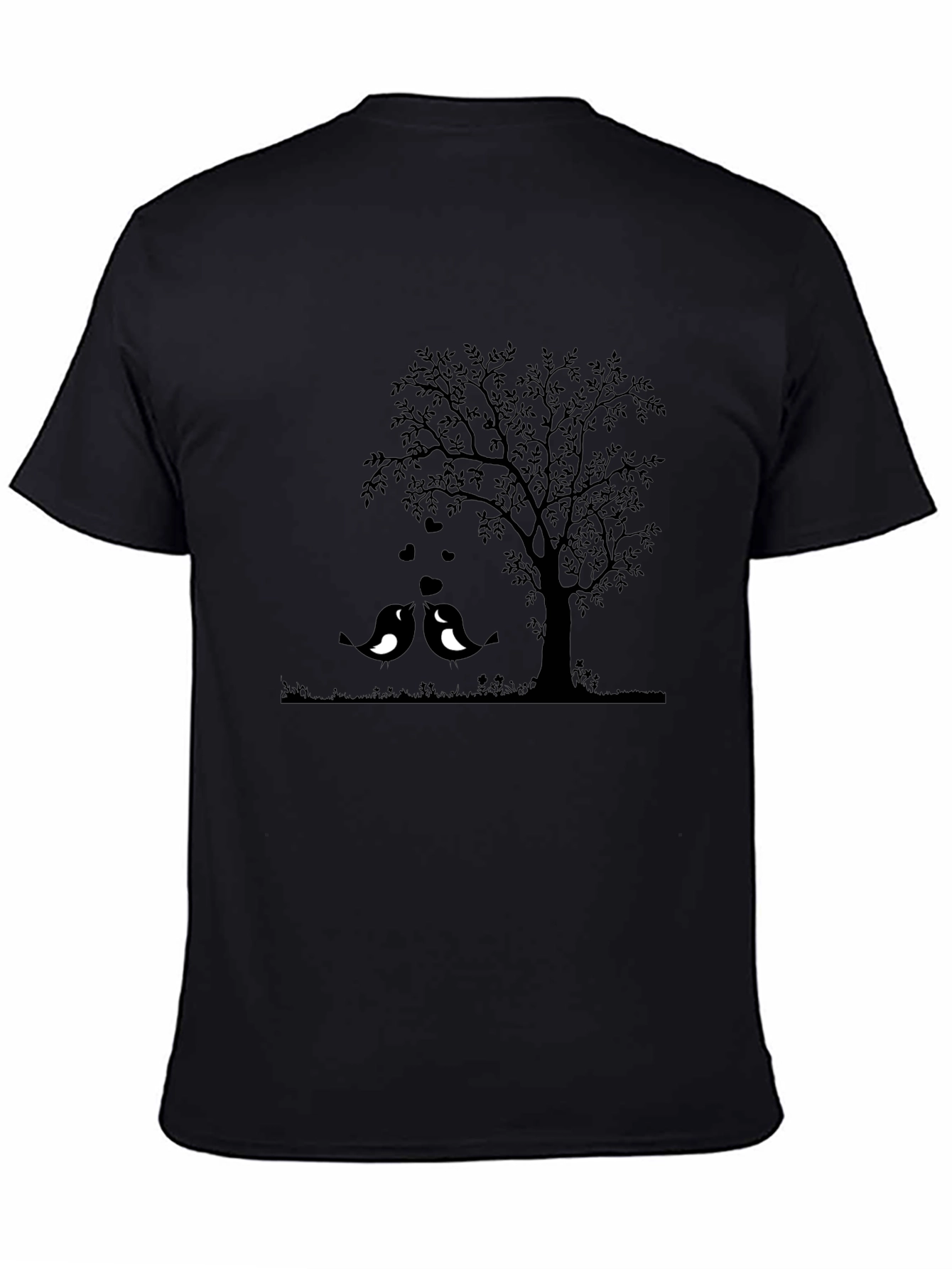 Love Birds Under Tree Graphic Tee