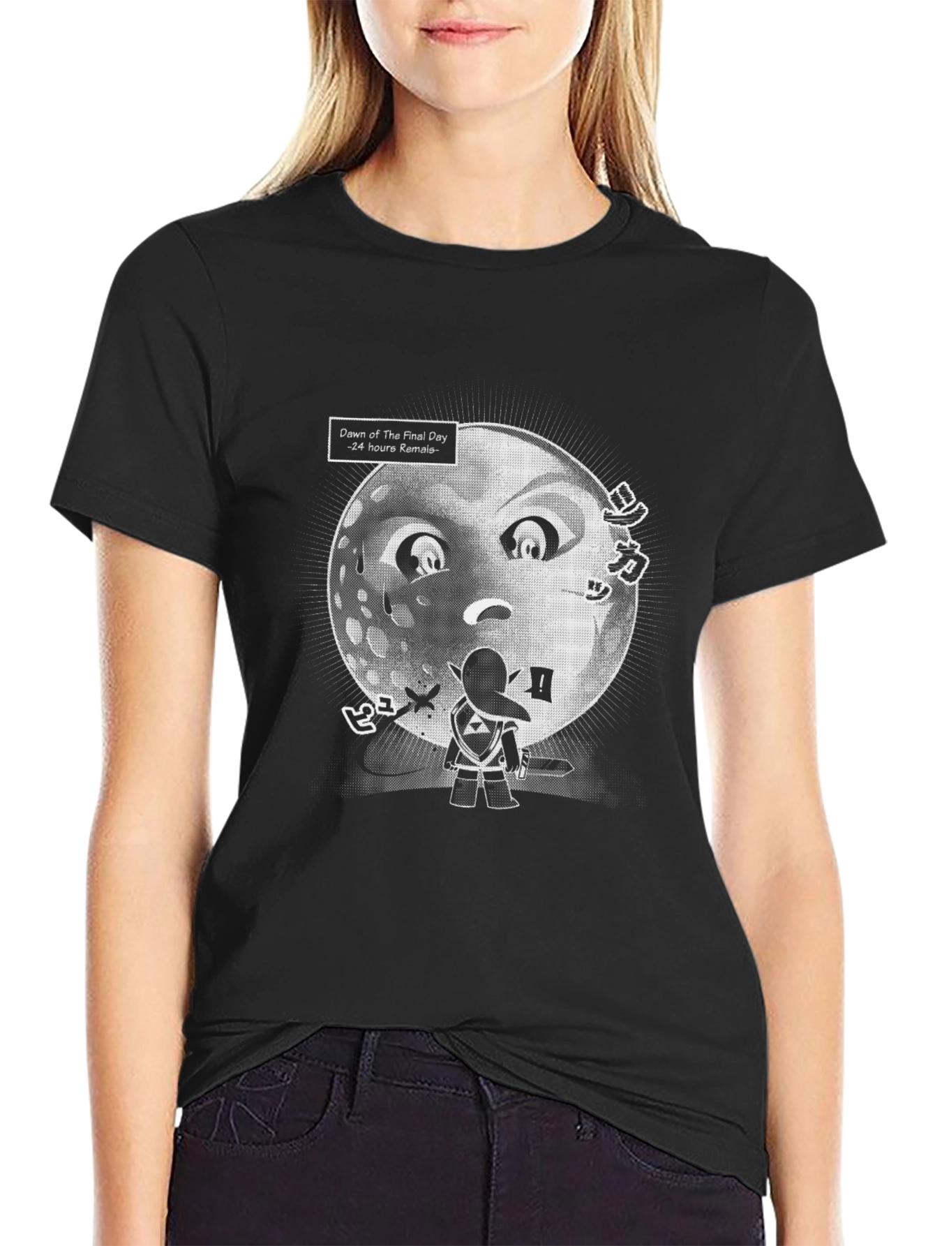 Majoras Mask Black Graphic Tee