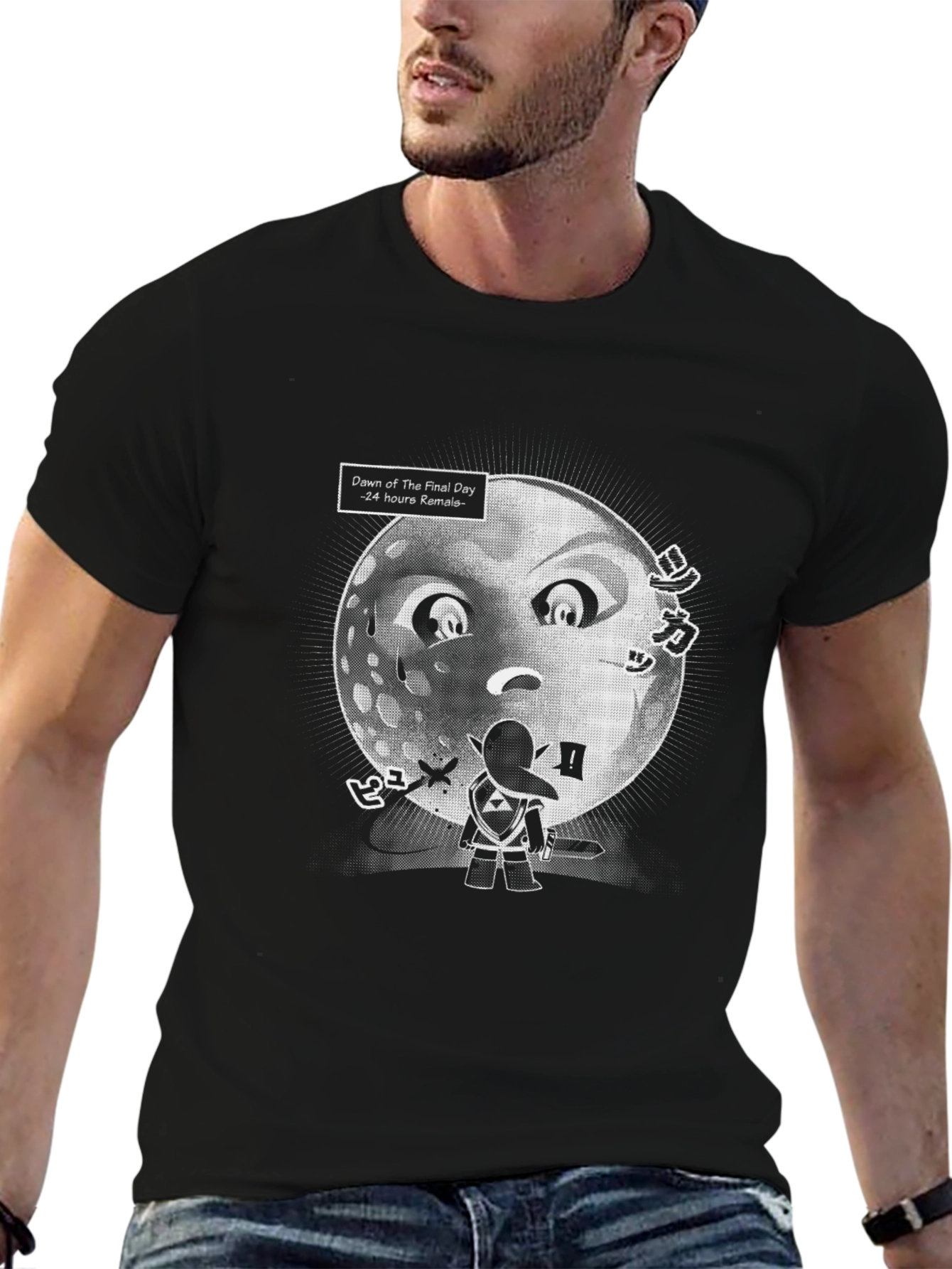 Majoras Mask Black Graphic Tee