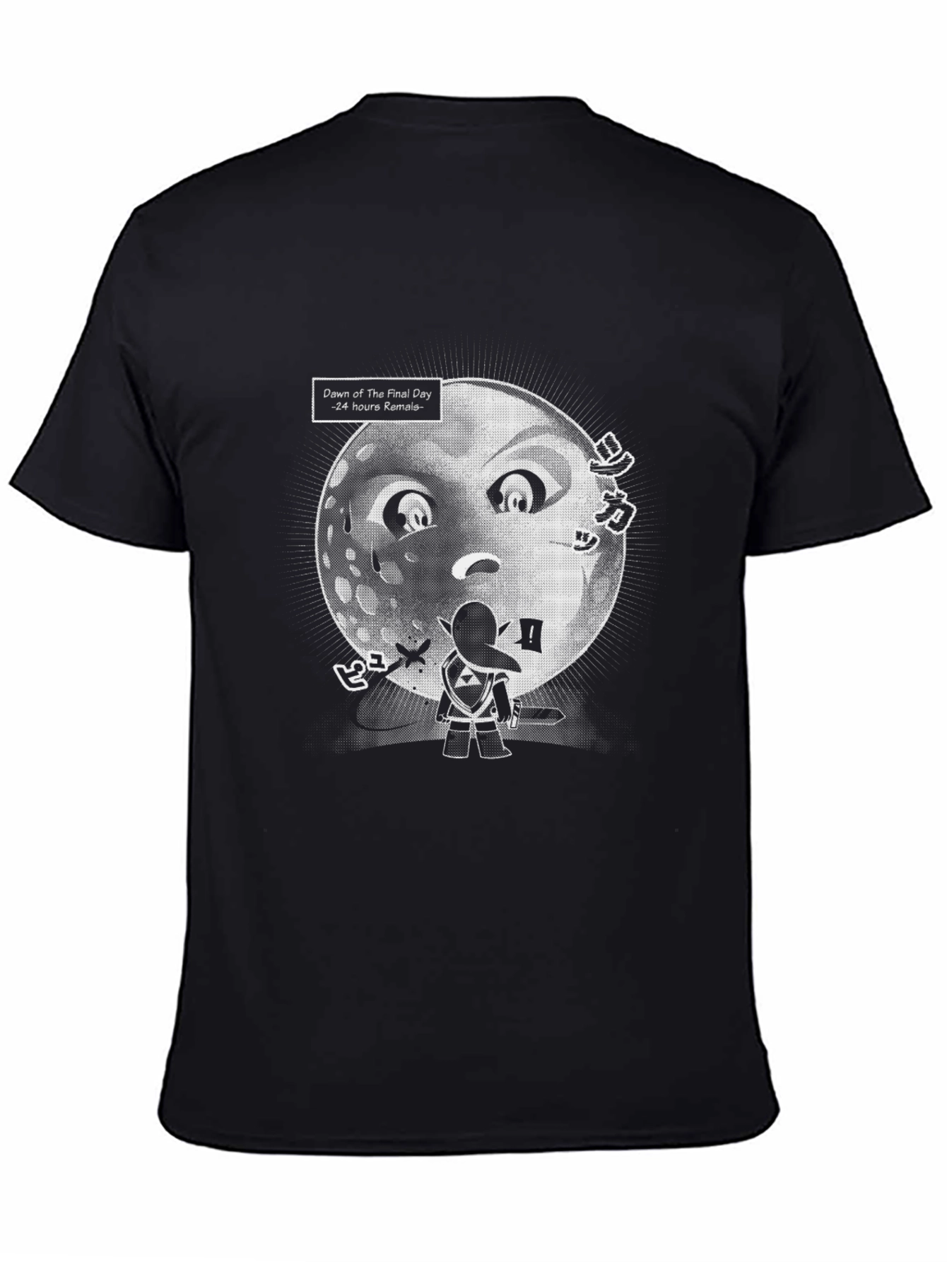 Majoras Mask Black Graphic Tee