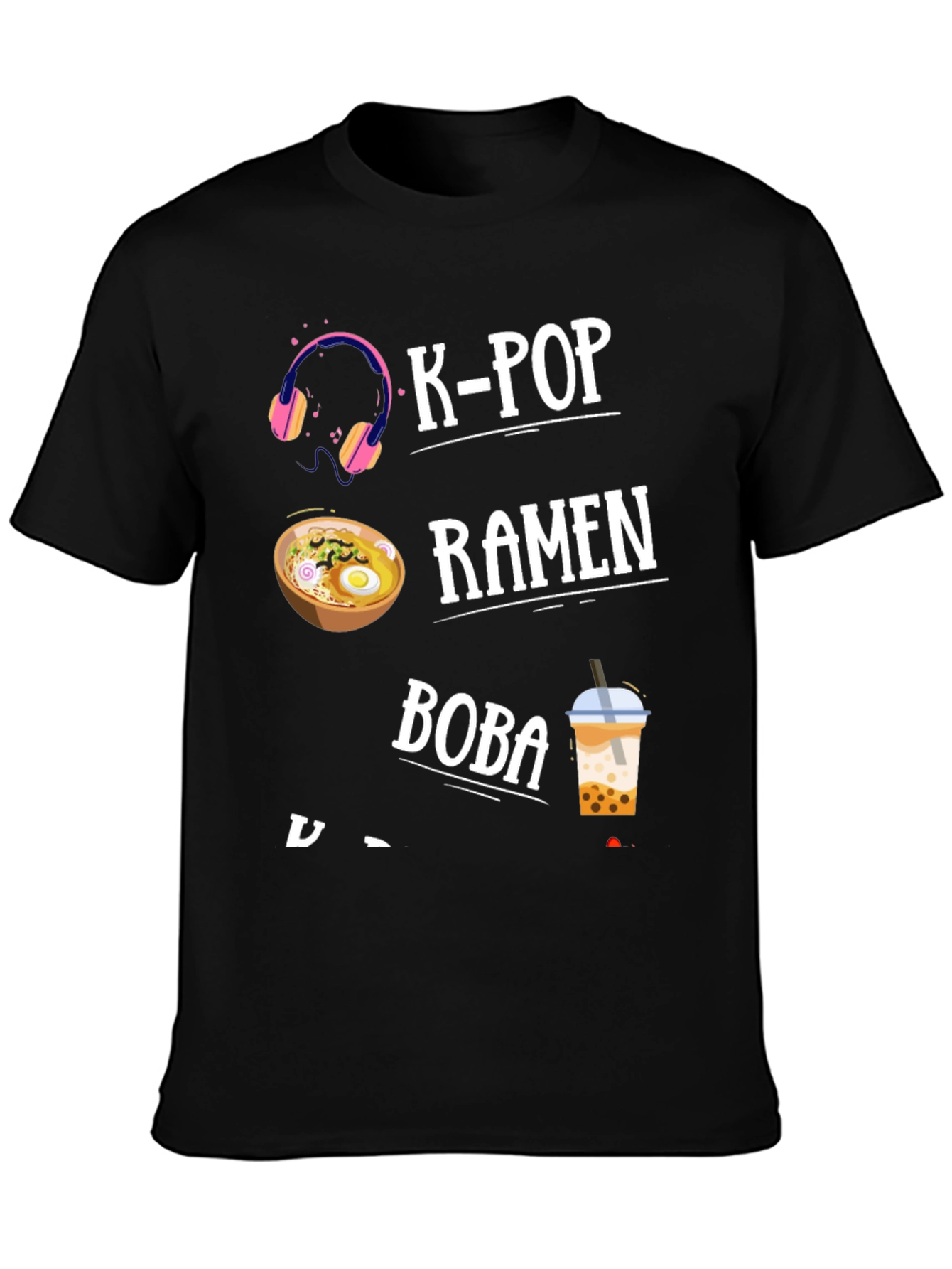 K-Pop Ramen Boba T-Shirt