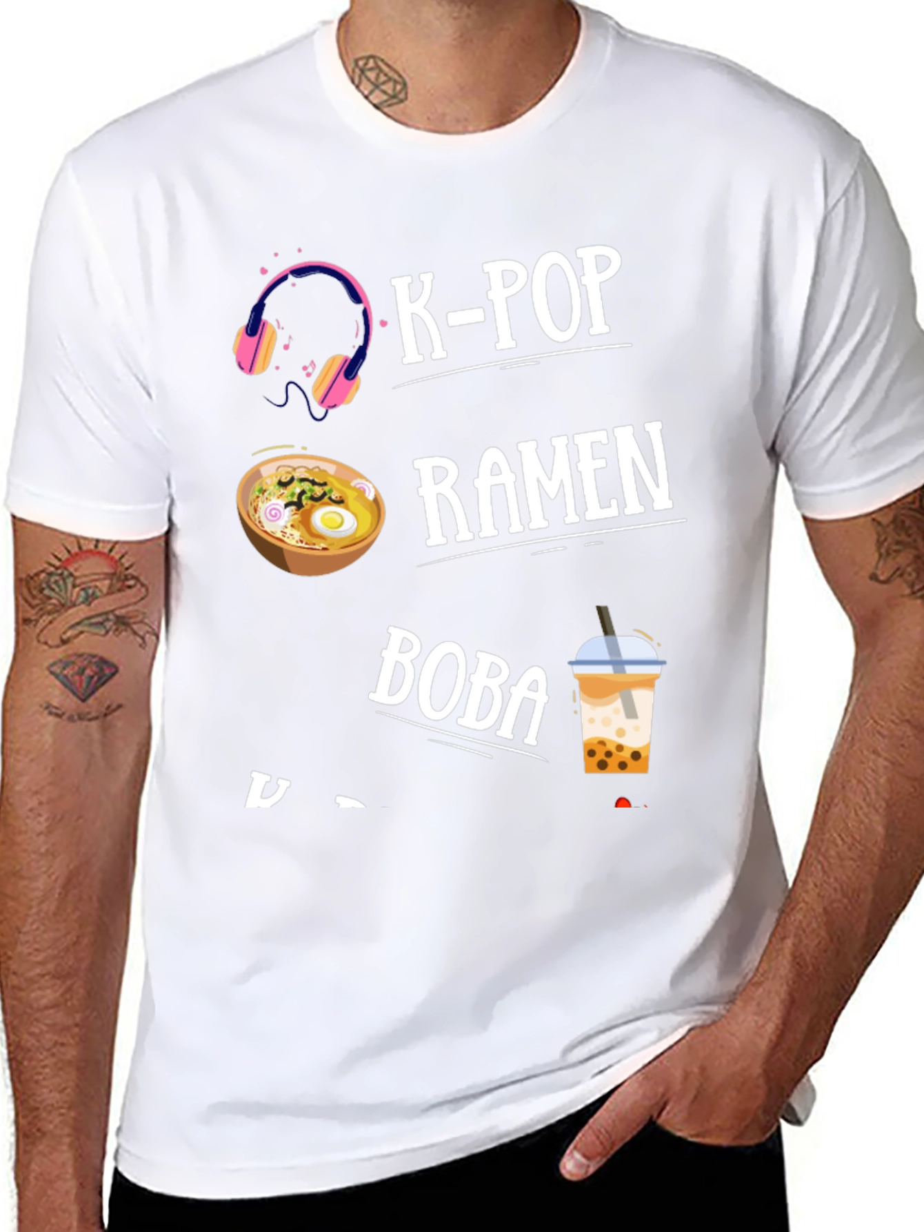K-Pop Ramen Boba T-Shirt