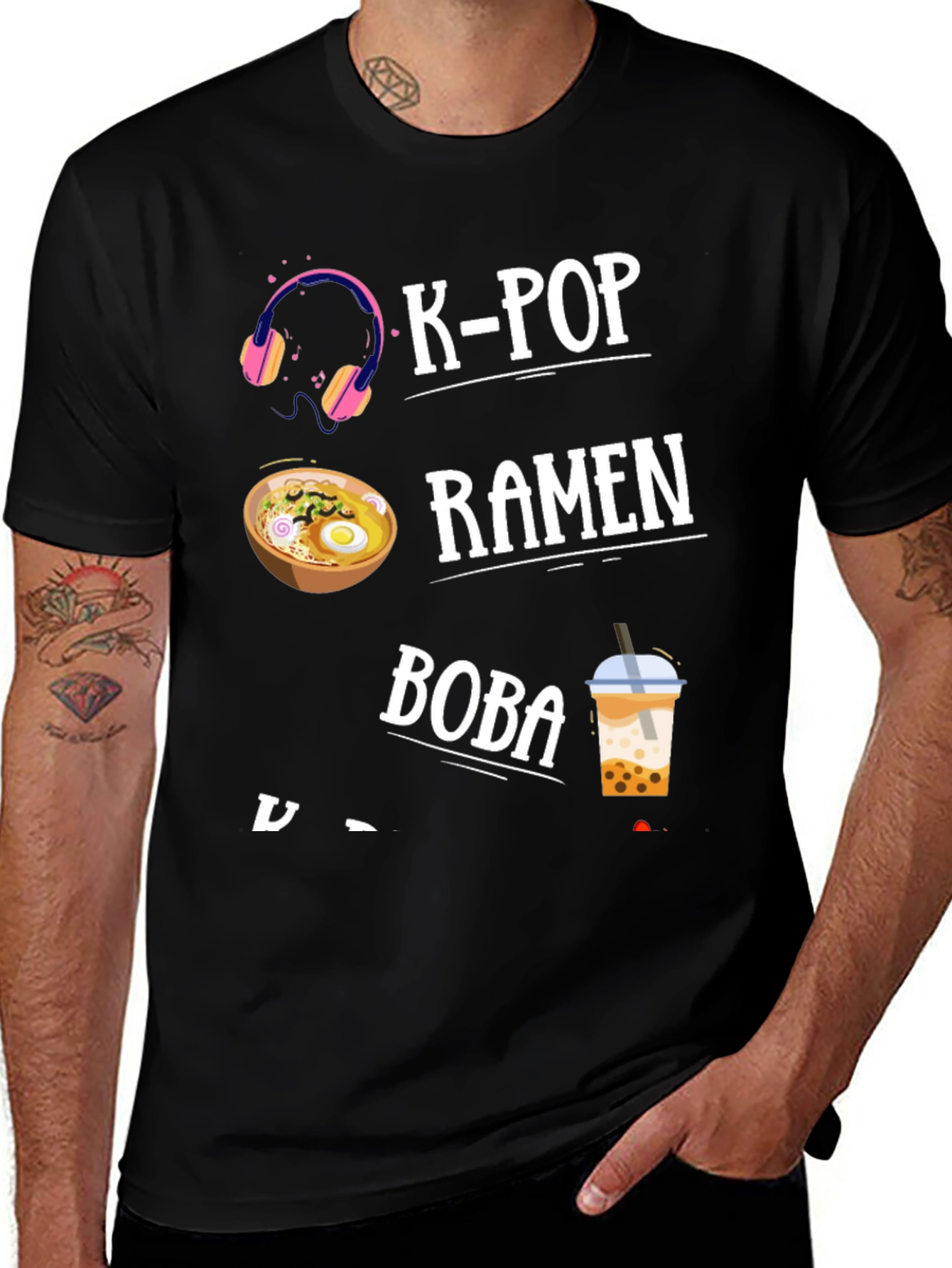K-Pop Ramen Boba T-Shirt