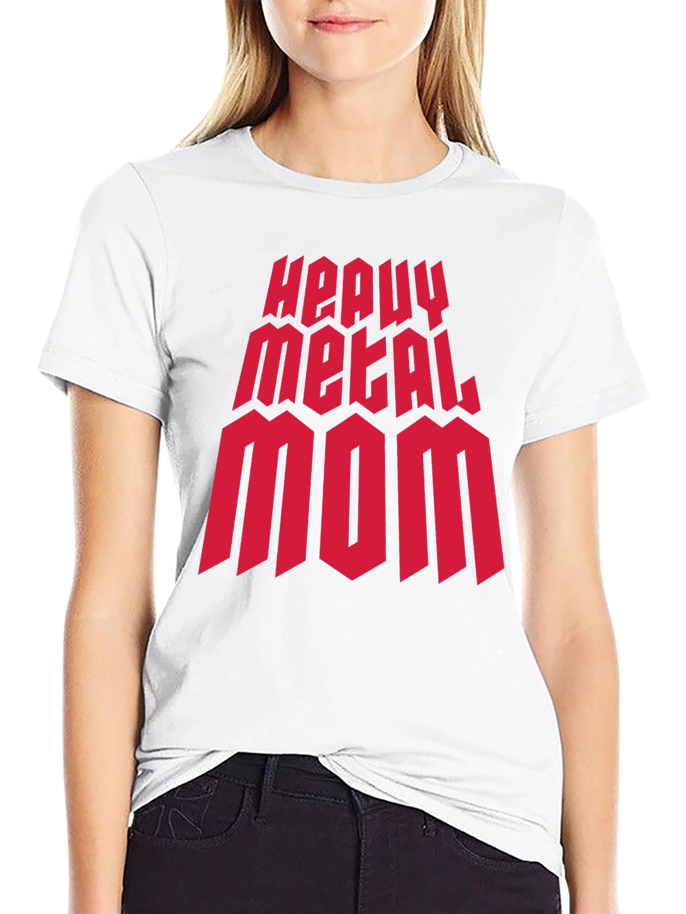 Heavy Metal Mom Graphic T-Shirt - Rocker Style Tee