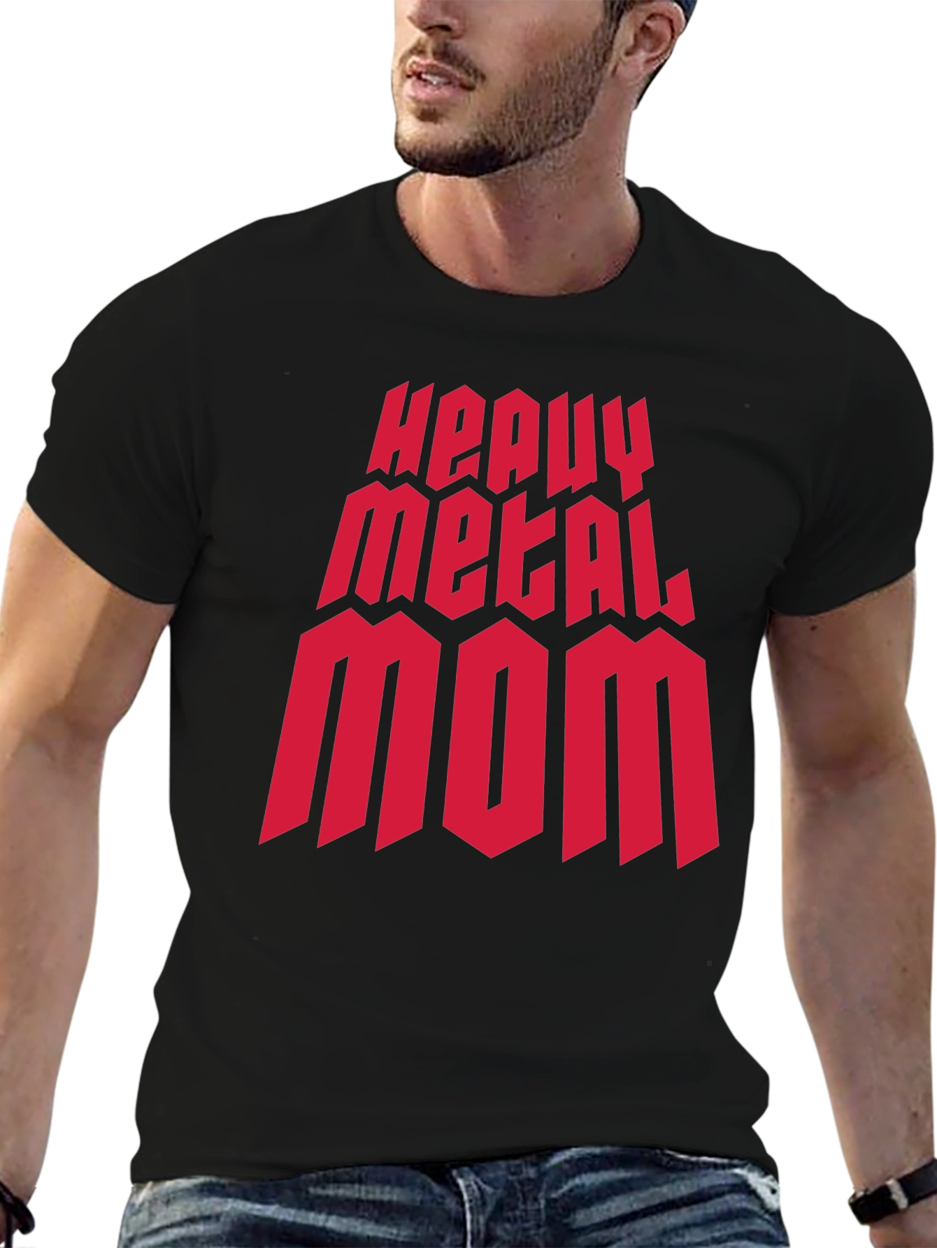 Heavy Metal Mom Graphic T-Shirt - Rocker Style Tee