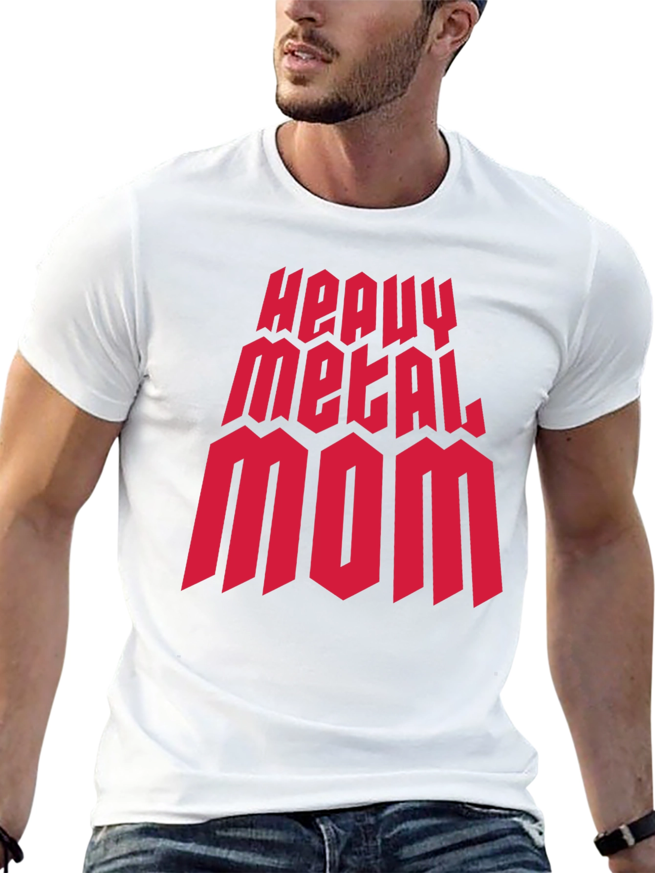 Heavy Metal Mom Graphic T-Shirt - Rocker Style Tee
