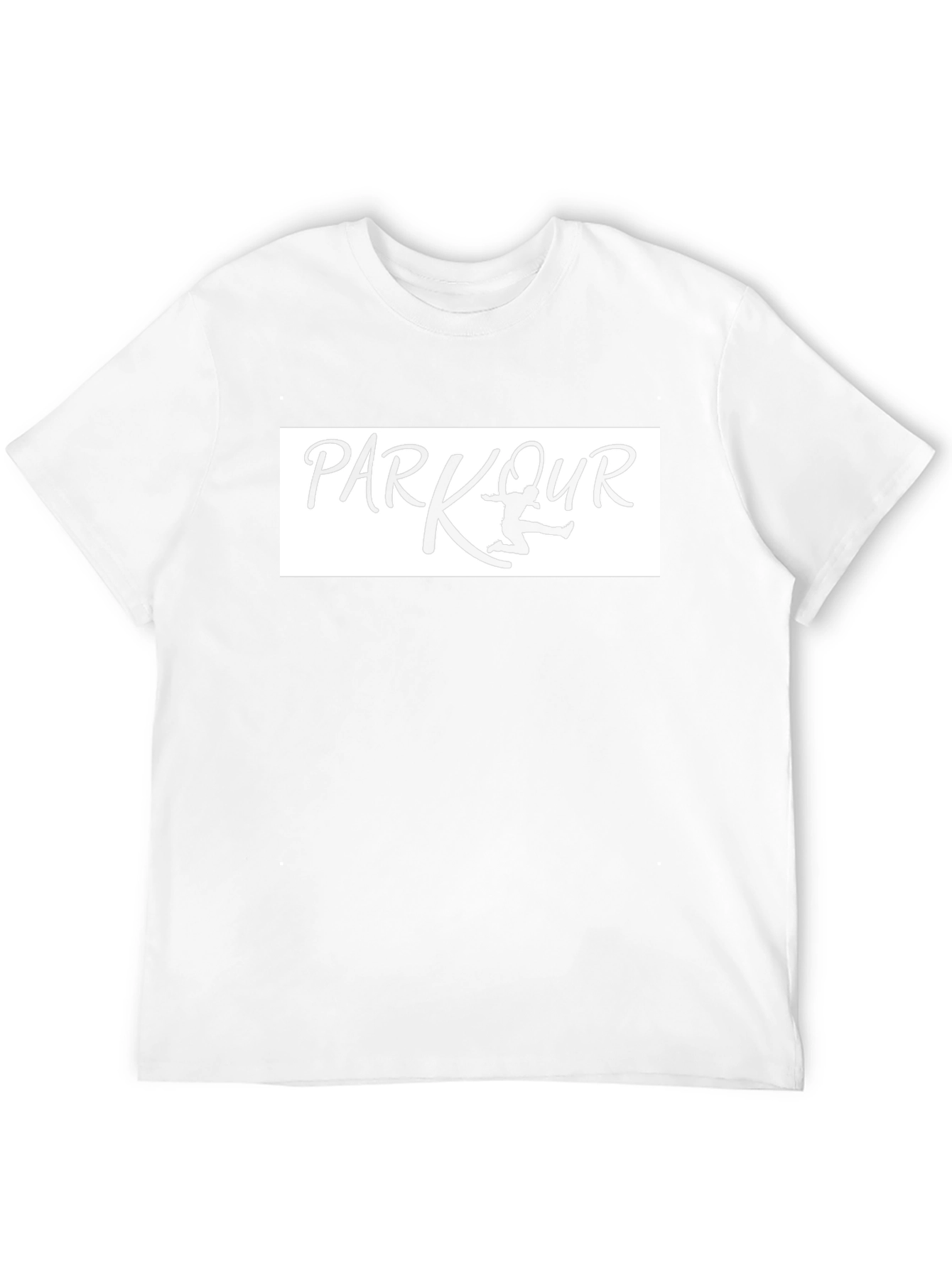Parkour Athlete Graphic Tee - Black