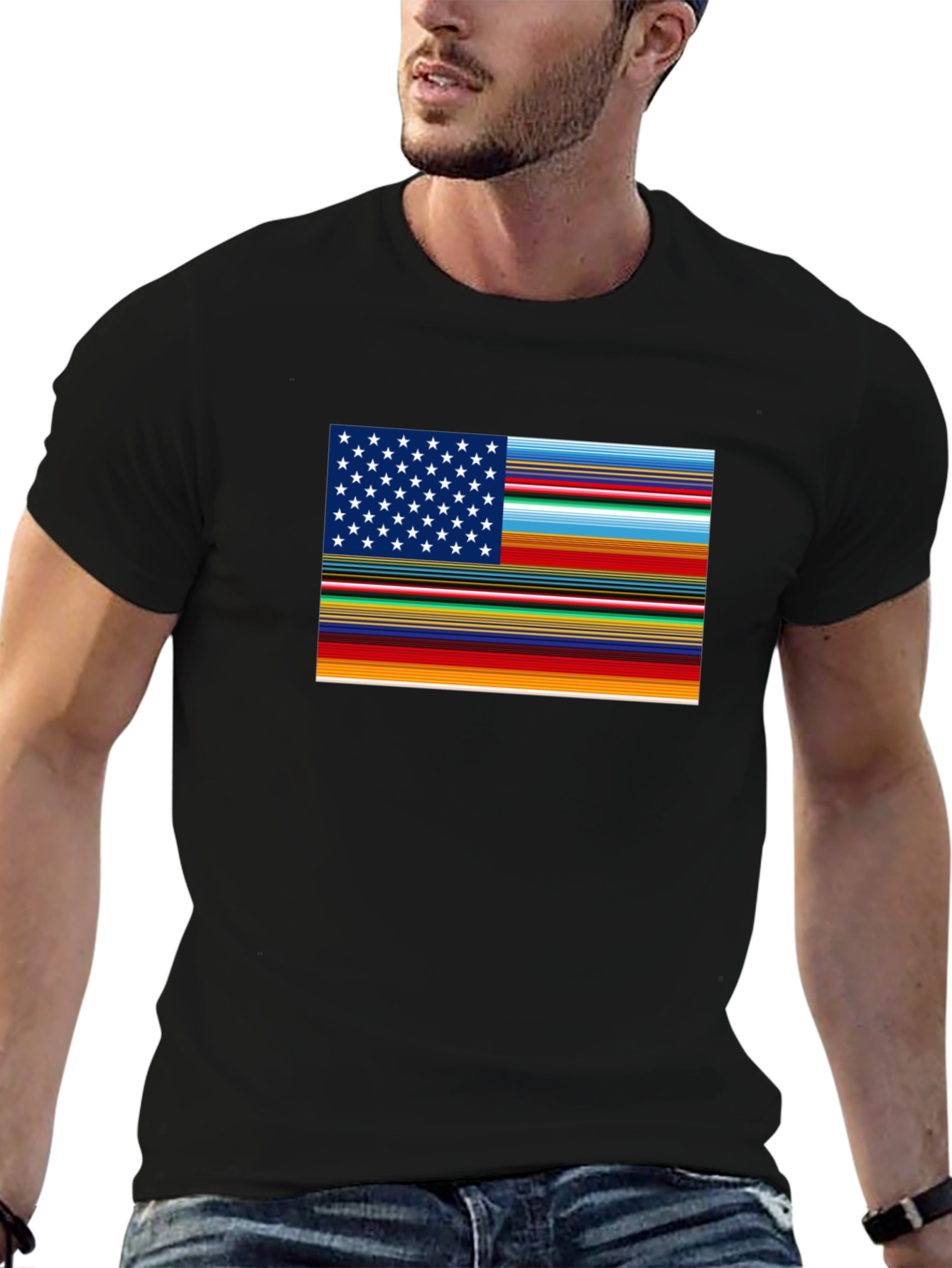 Mexican Flag USA T-Shirt