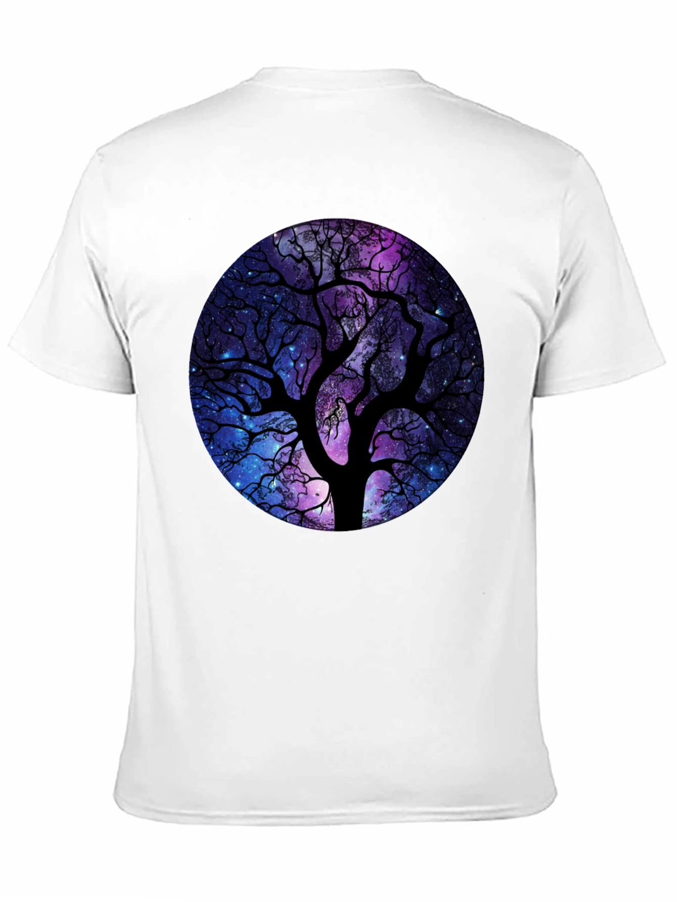 Galaxy Tree Black T-Shirt