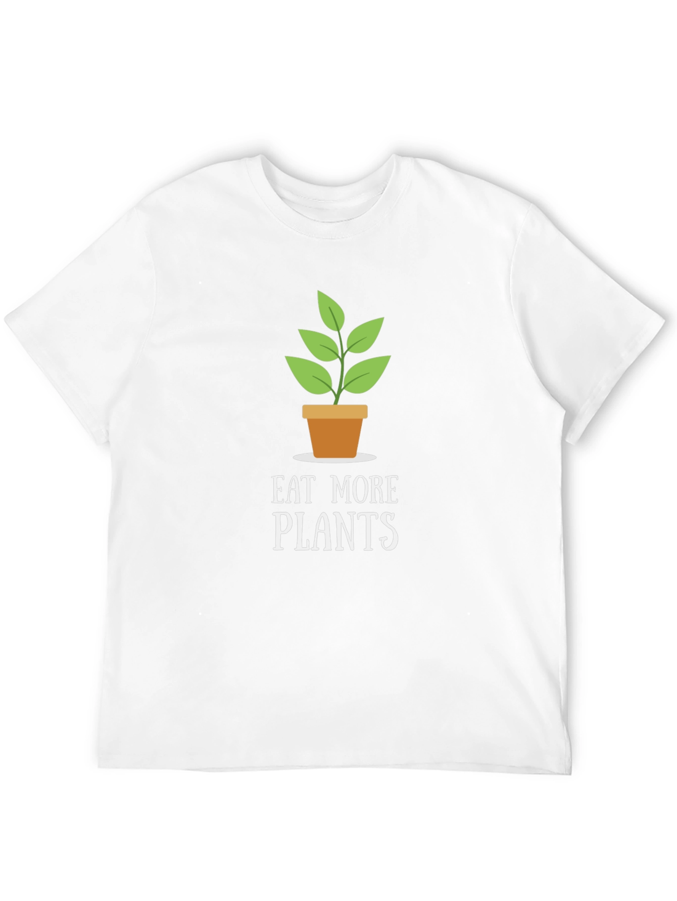 Eat More Plants Graphic Tee - Black T-Shirt