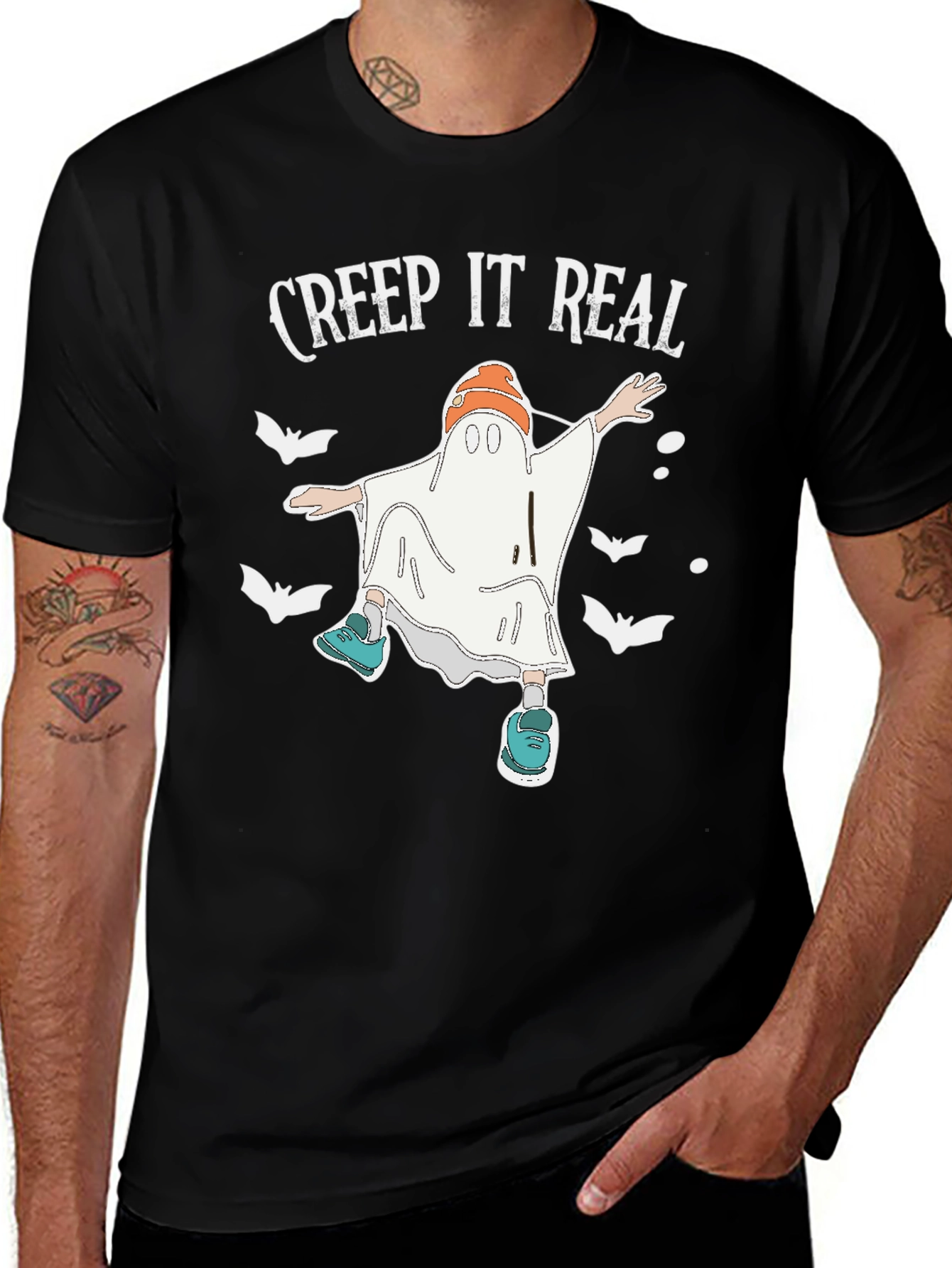 Creep It Real Halloween Graphic T-Shirt