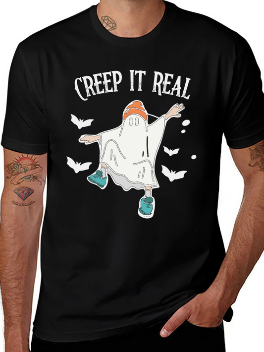 Creep It Real Halloween Graphic T-Shirt