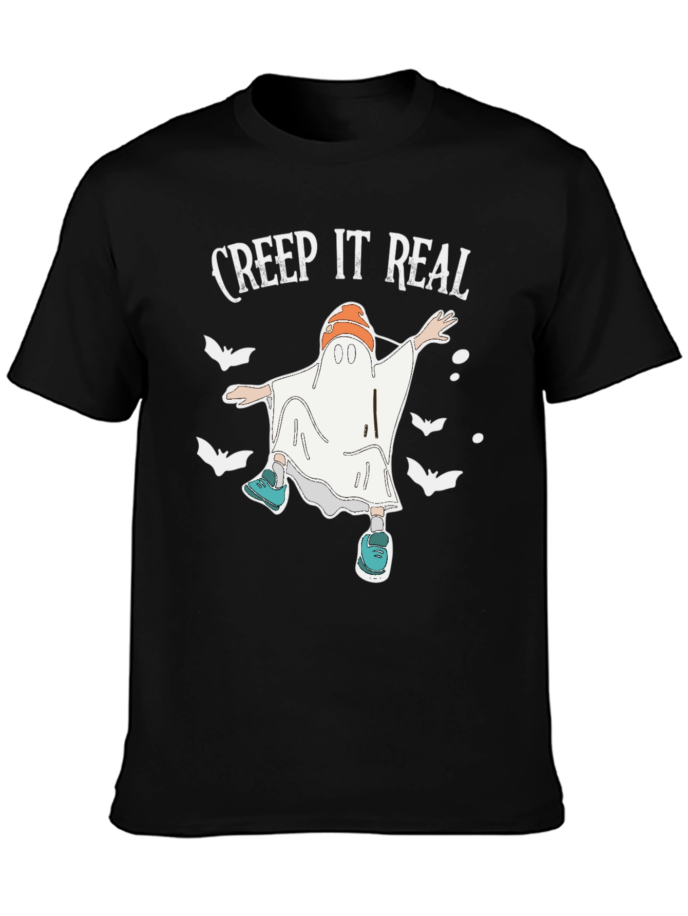 Creep It Real Halloween Graphic T-Shirt