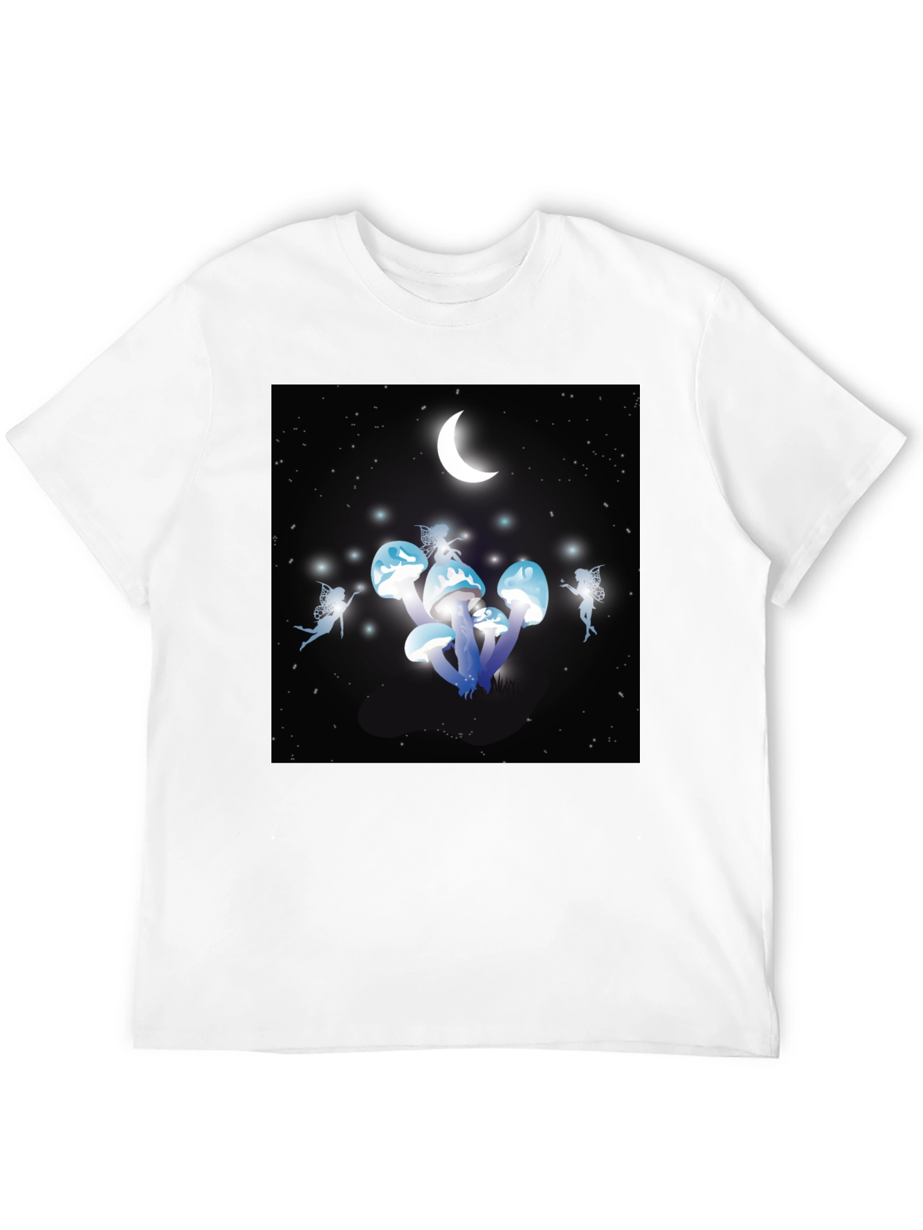 Fantasy Mushroom Fairies Graphic T-Shirt