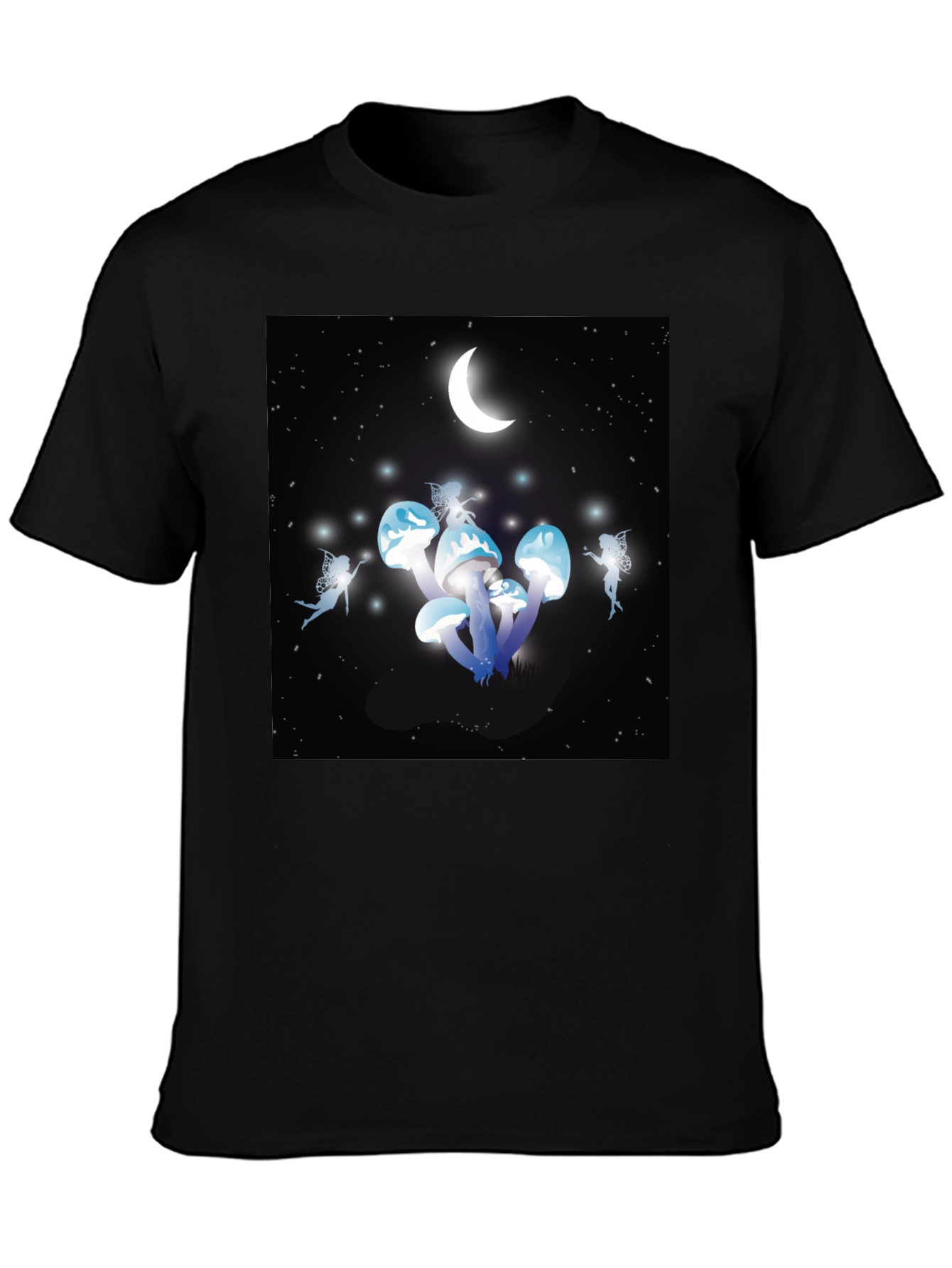 Fantasy Mushroom Fairies Graphic T-Shirt