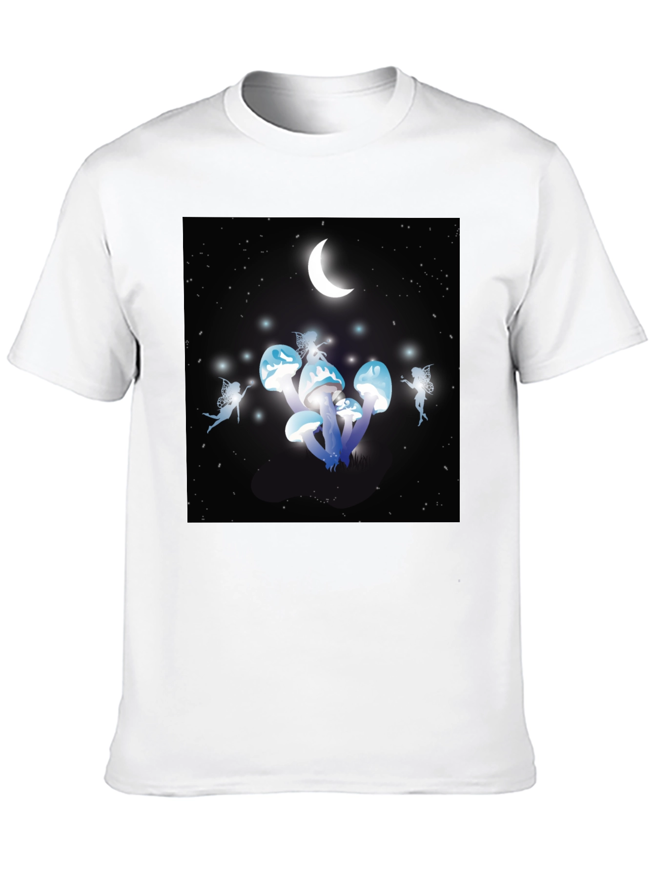 Fantasy Mushroom Fairies Graphic T-Shirt
