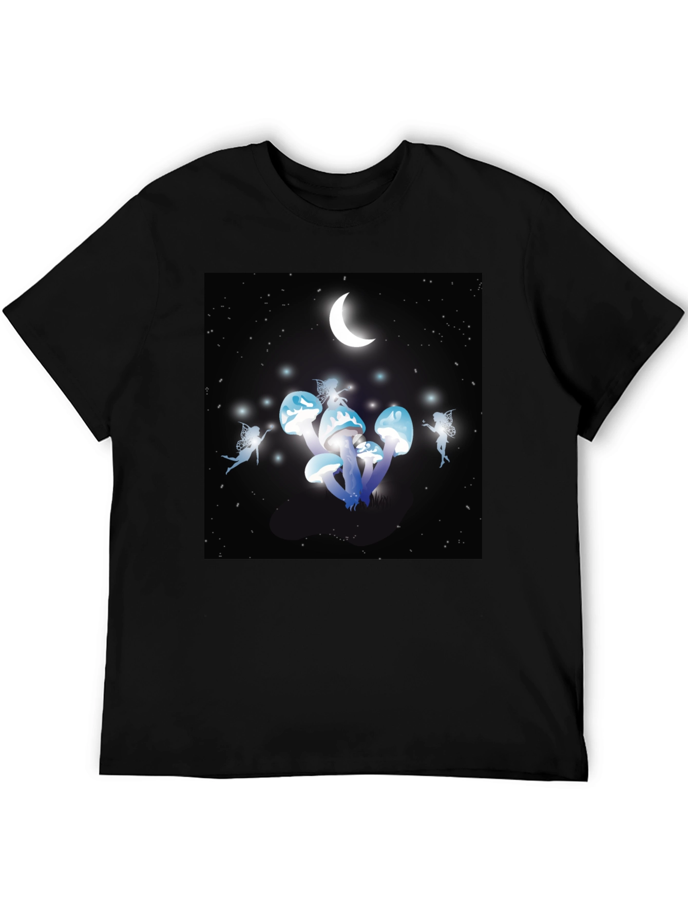 Fantasy Mushroom Fairies Graphic T-Shirt