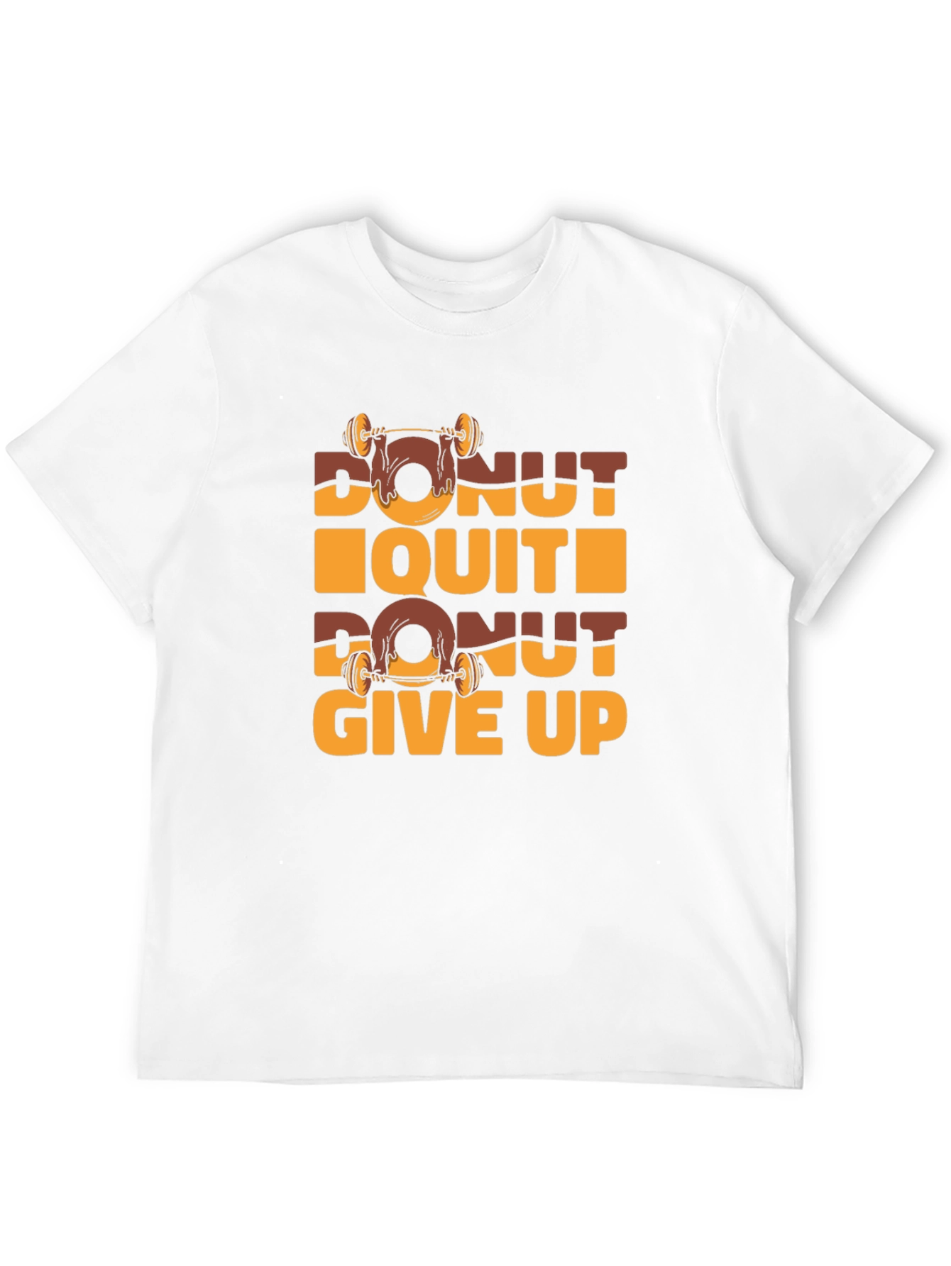 Donut Quit Funny Gym Workout T-Shirt
