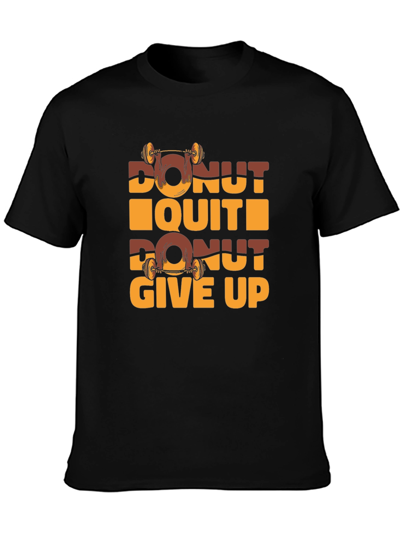Donut Quit Funny Gym Workout T-Shirt
