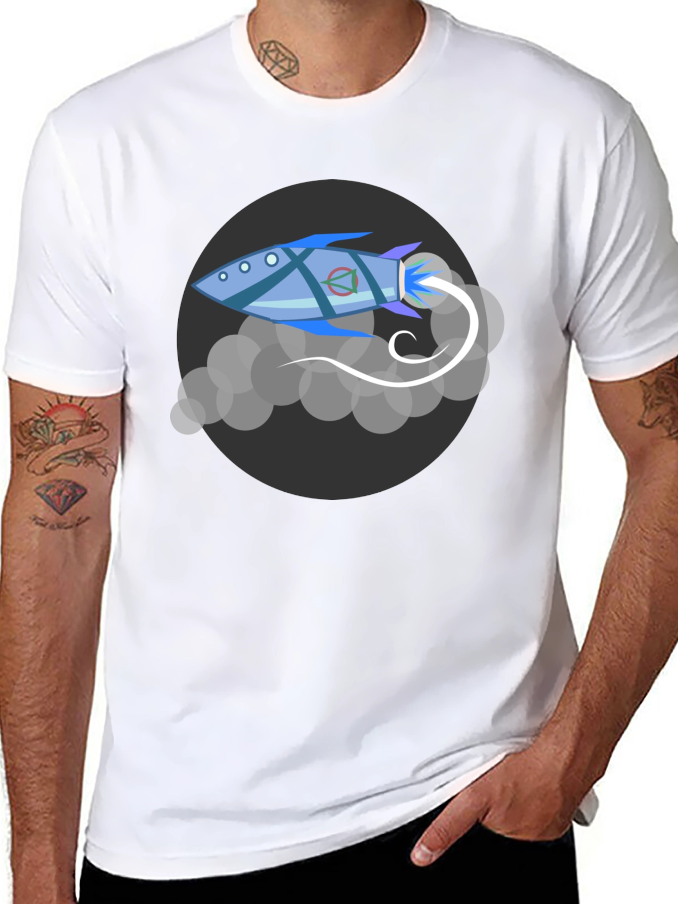 Rocket Launch T-Shirt - Space Adventure Tee