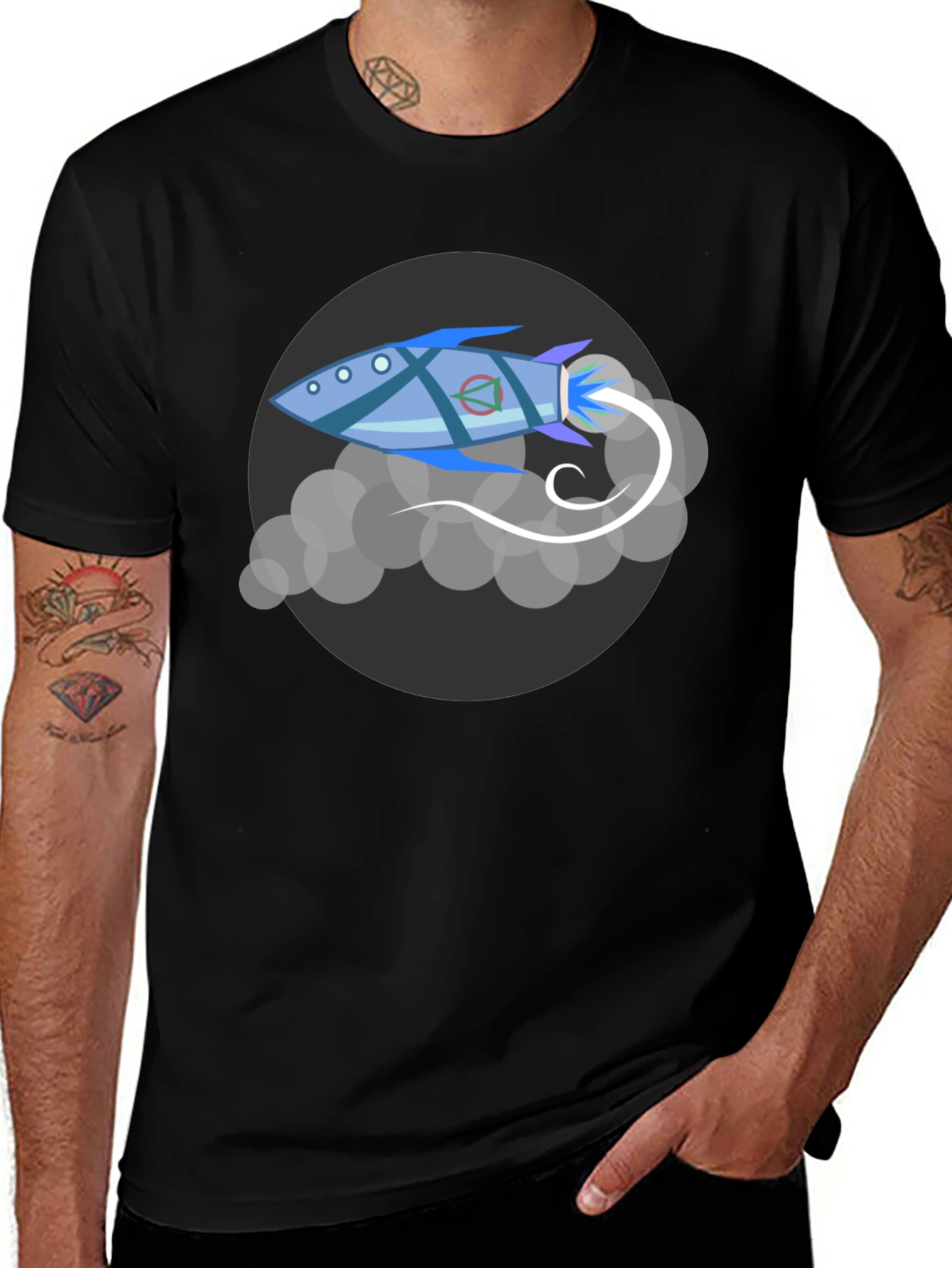 Rocket Launch T-Shirt - Space Adventure Tee
