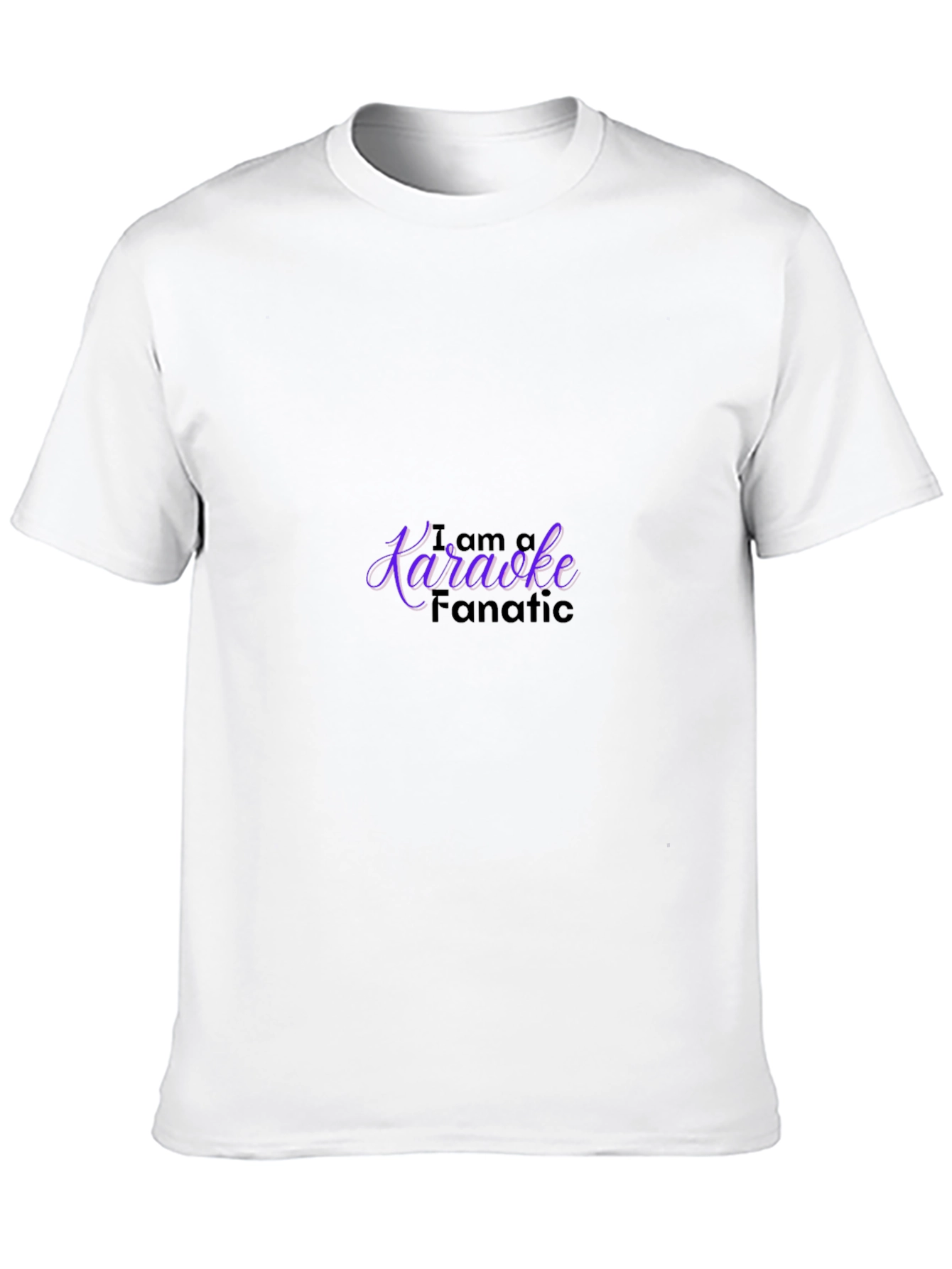 I am a Karaoke Fanatic Black T-Shirt