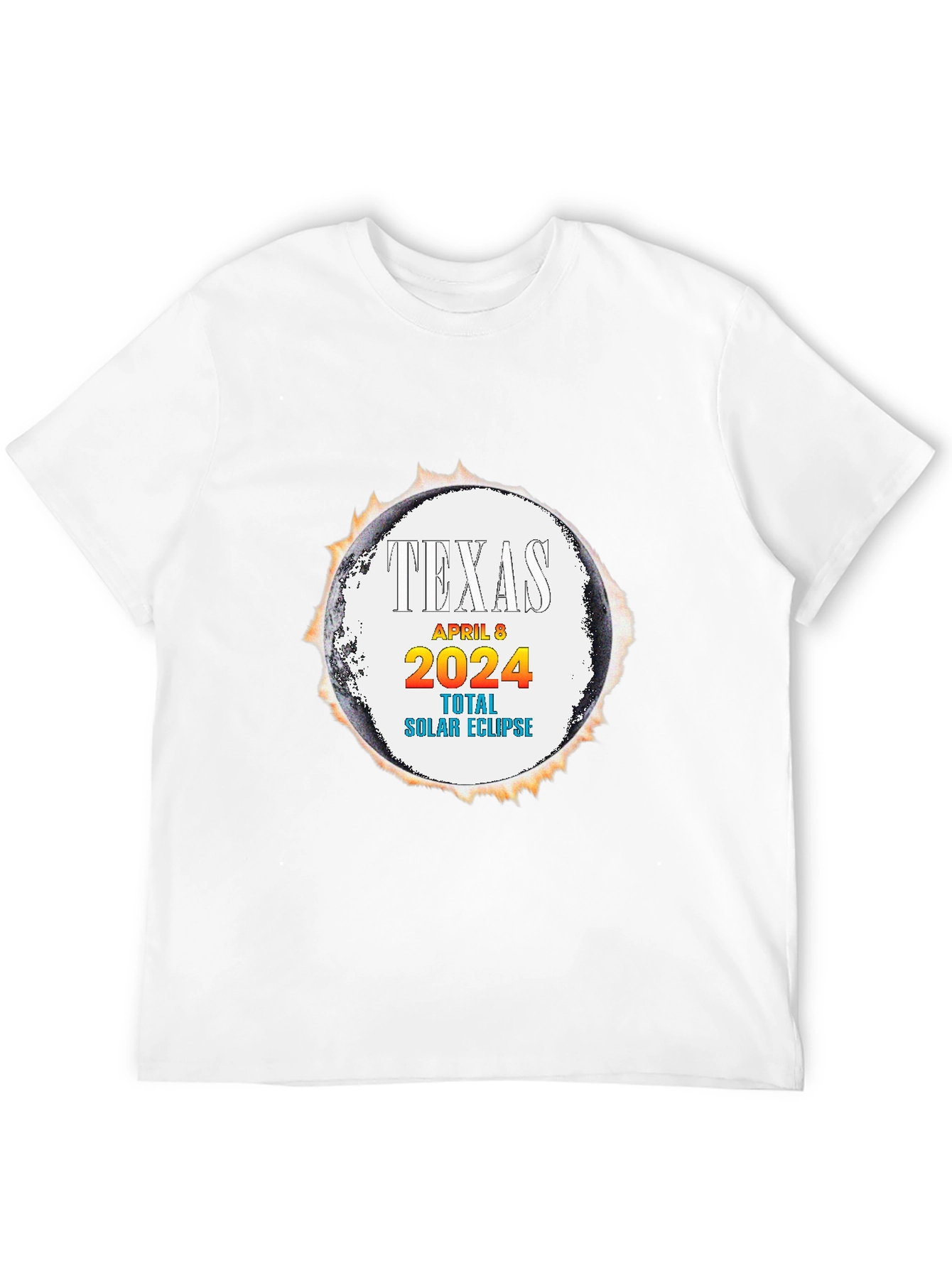 Texas Total Solar Eclipse April 8 2024 T-Shirt