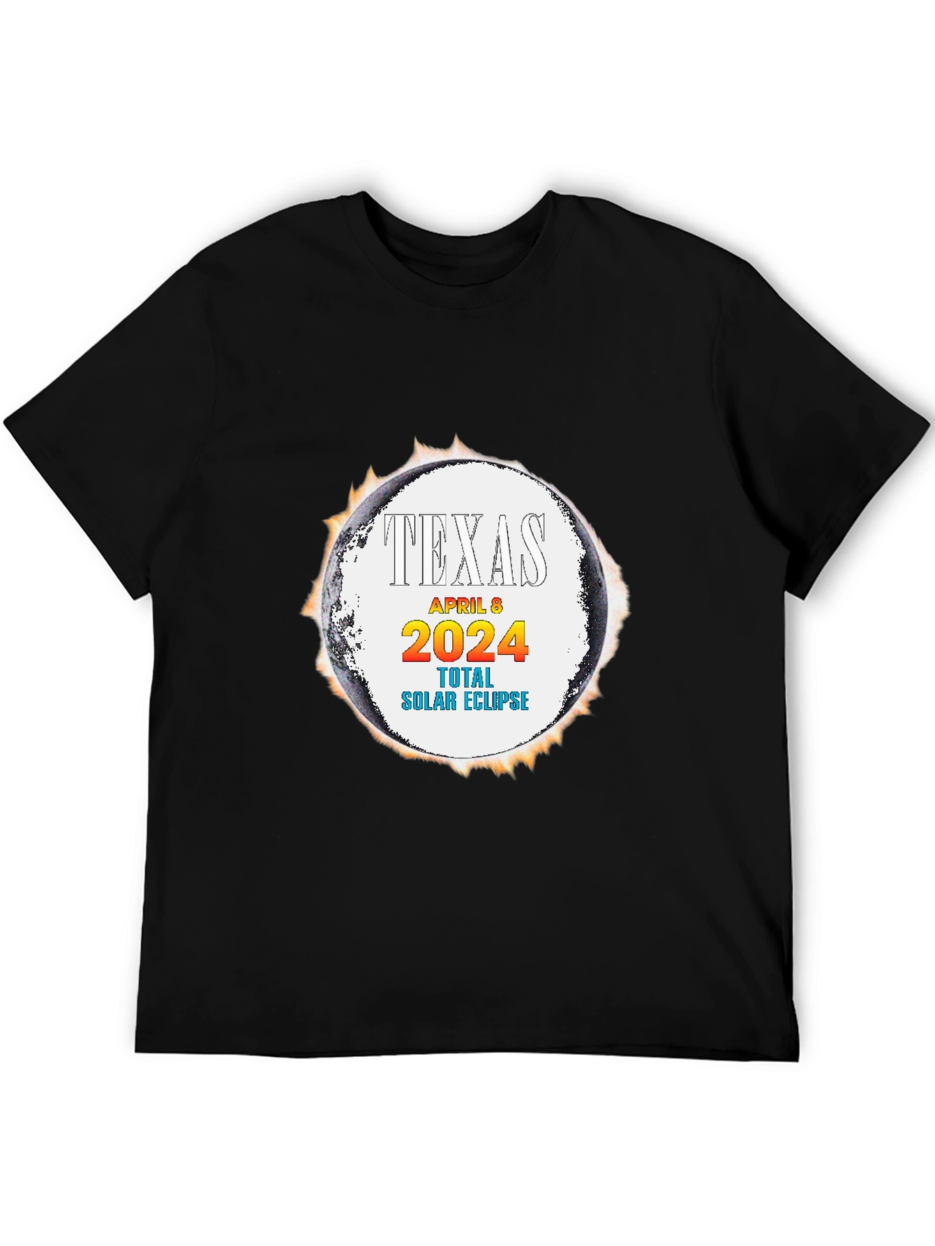 Texas Total Solar Eclipse April 8 2024 T-Shirt