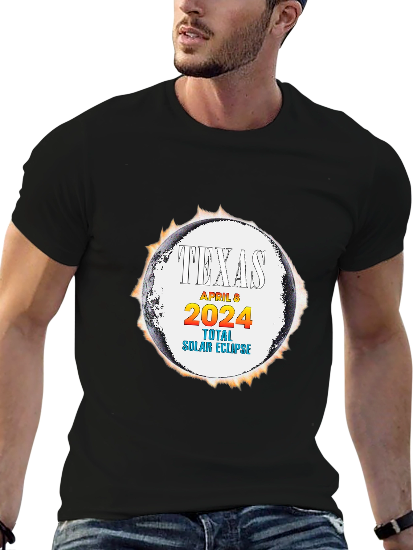 Texas Total Solar Eclipse April 8 2024 T-Shirt