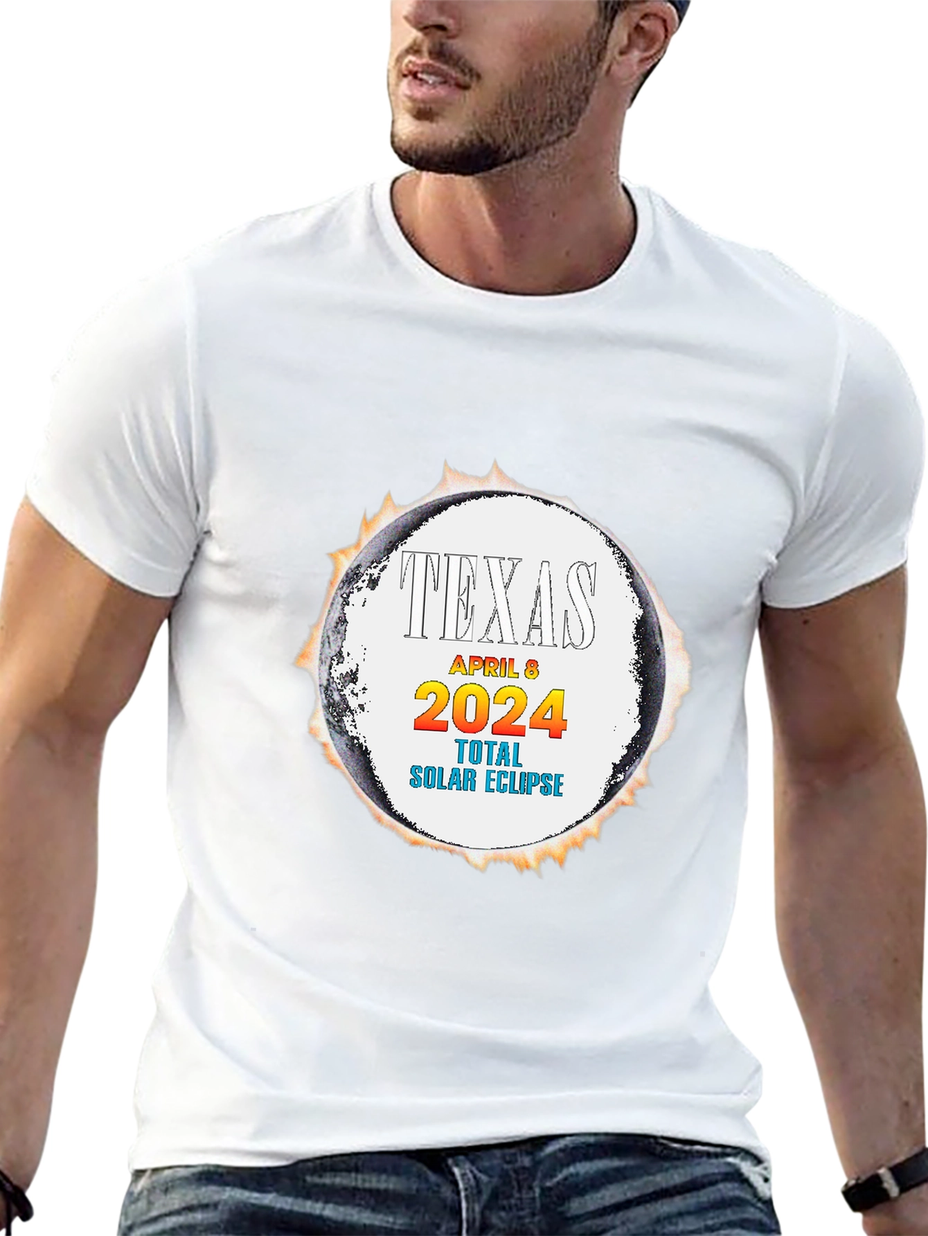 Texas Total Solar Eclipse April 8 2024 T-Shirt