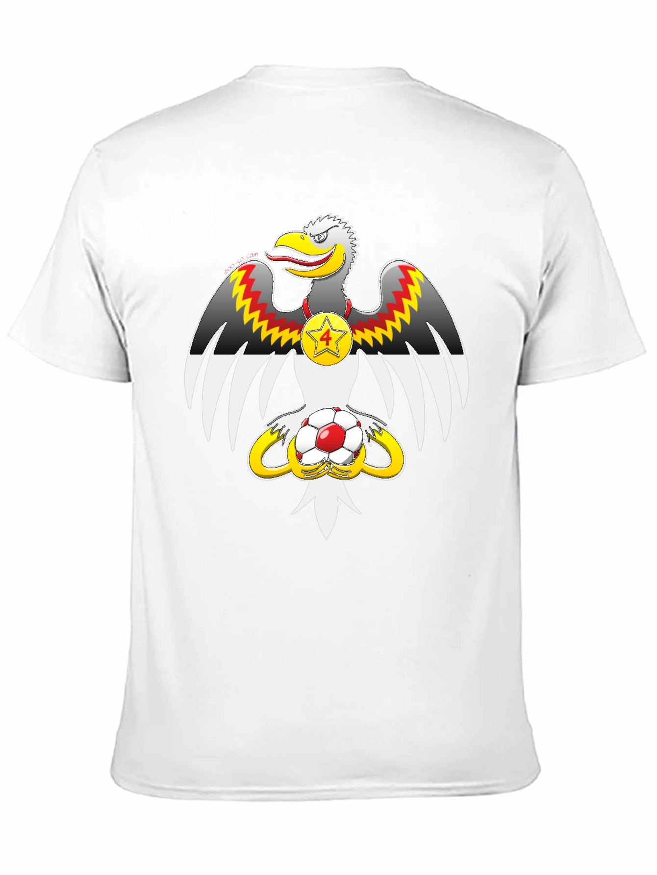 Eagle Soccer Fan T-Shirt - Unique Graphic Tee