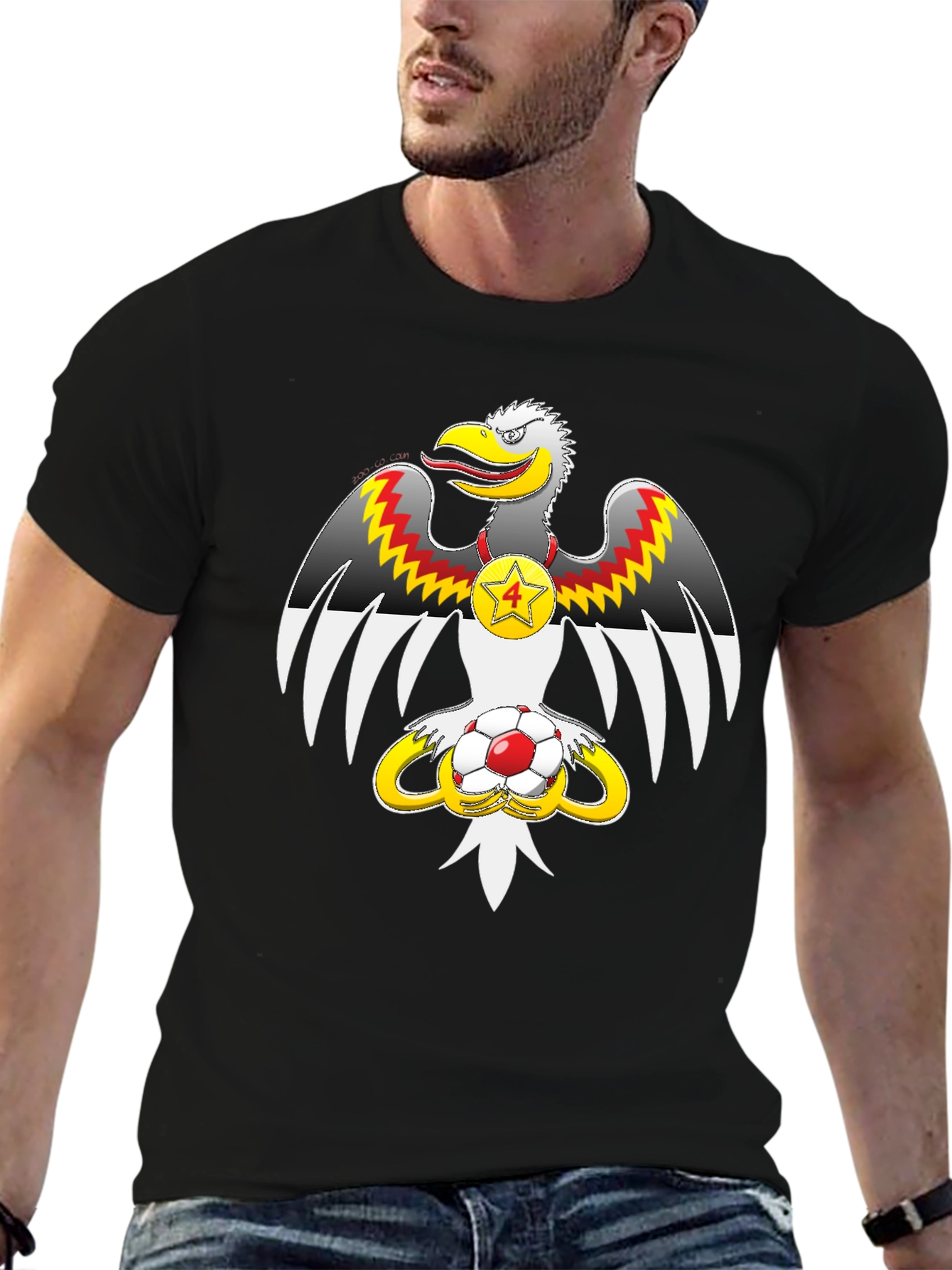 Eagle Soccer Fan T-Shirt - Unique Graphic Tee