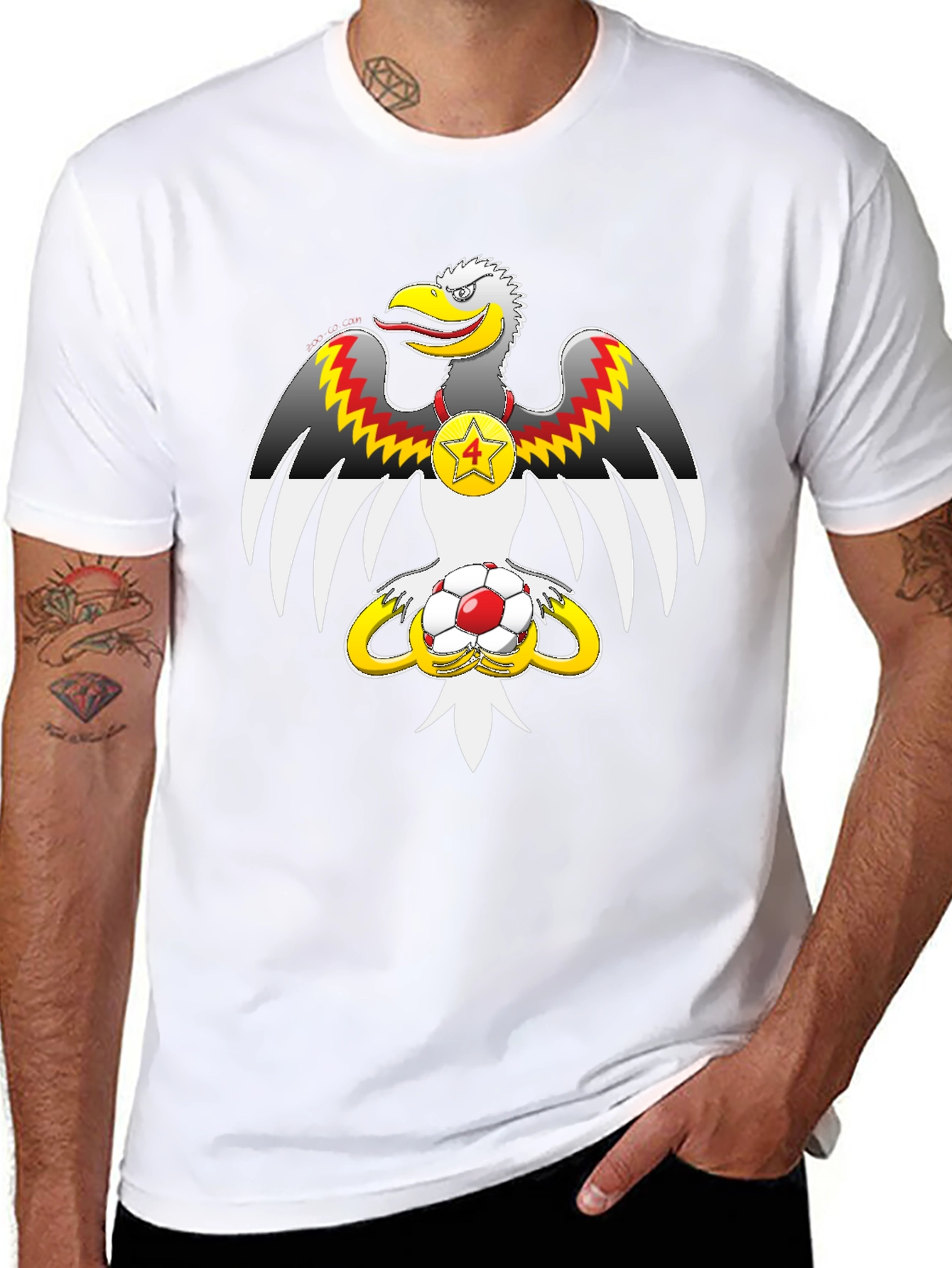 Eagle Soccer Fan T-Shirt - Unique Graphic Tee