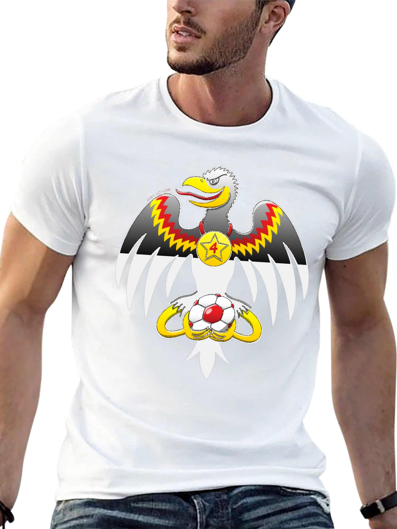 Eagle Soccer Fan T-Shirt - Unique Graphic Tee