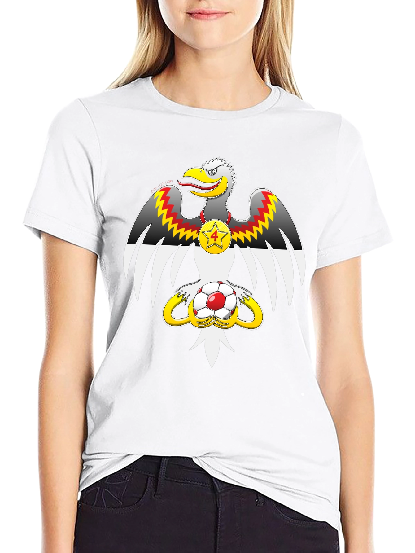 Eagle Soccer Fan T-Shirt - Unique Graphic Tee