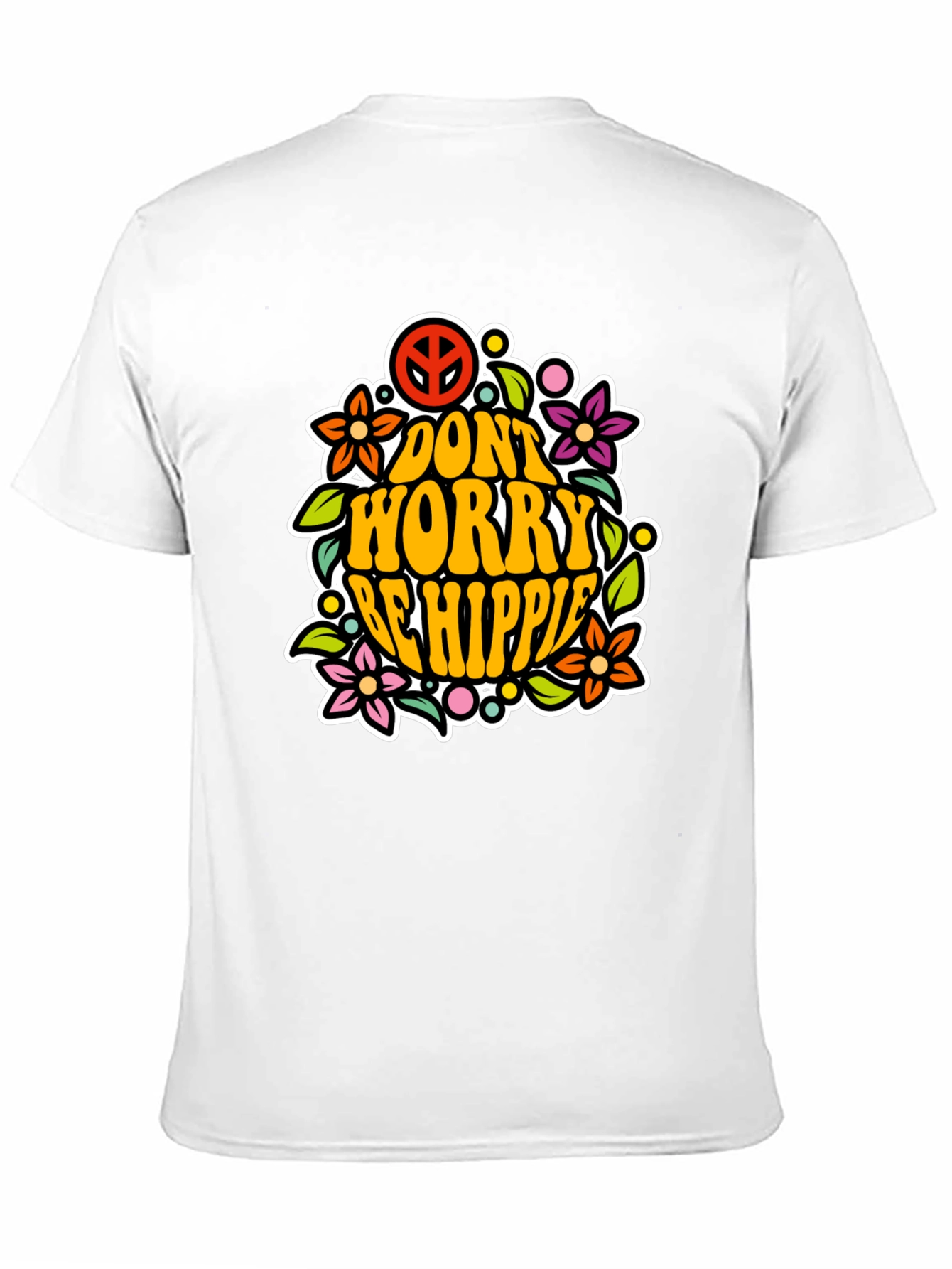 Dont Worry Be Hippie Graphic T-Shirt