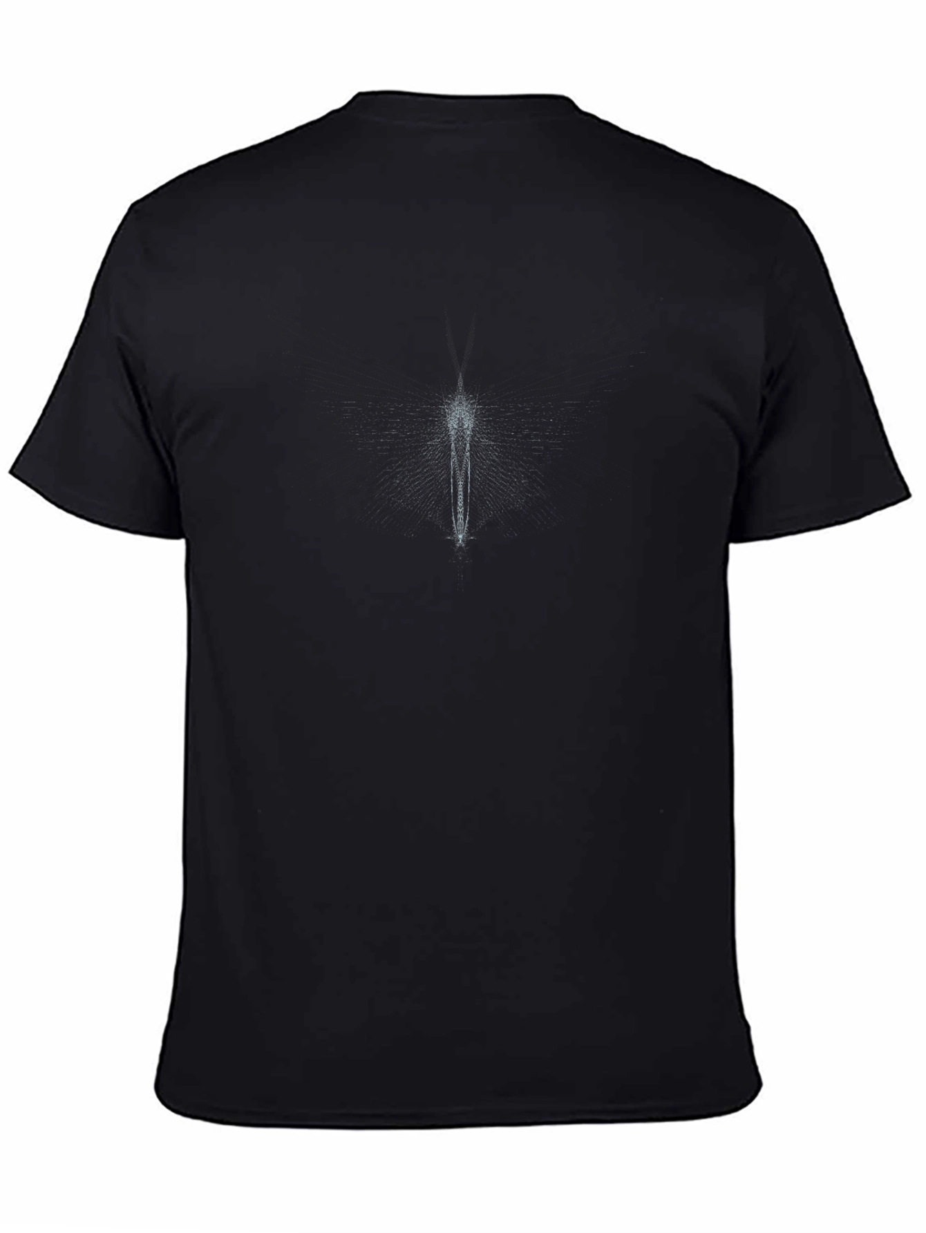 Mens Black Graphic Print T-Shirt