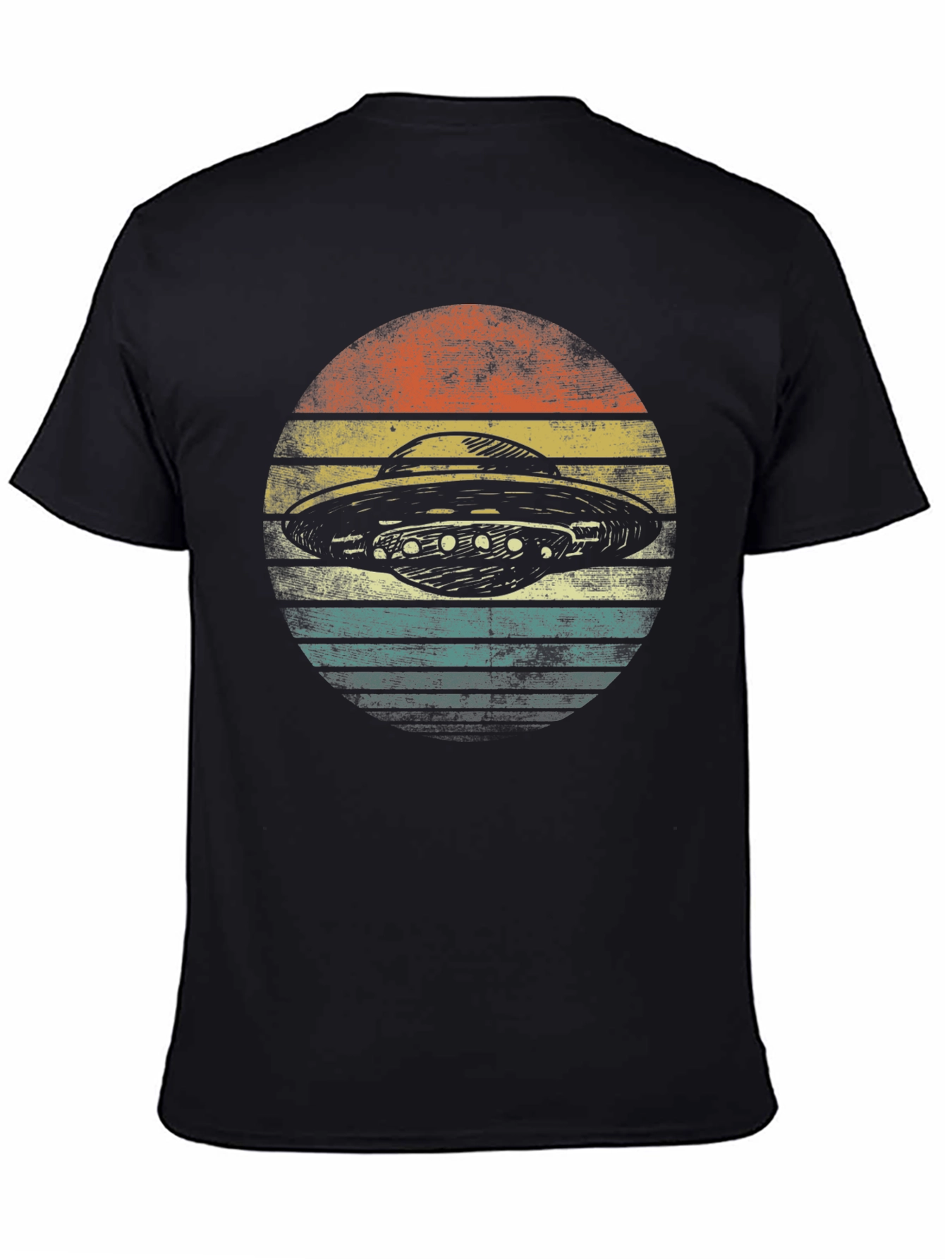 Retro UFO Graphic T-Shirt