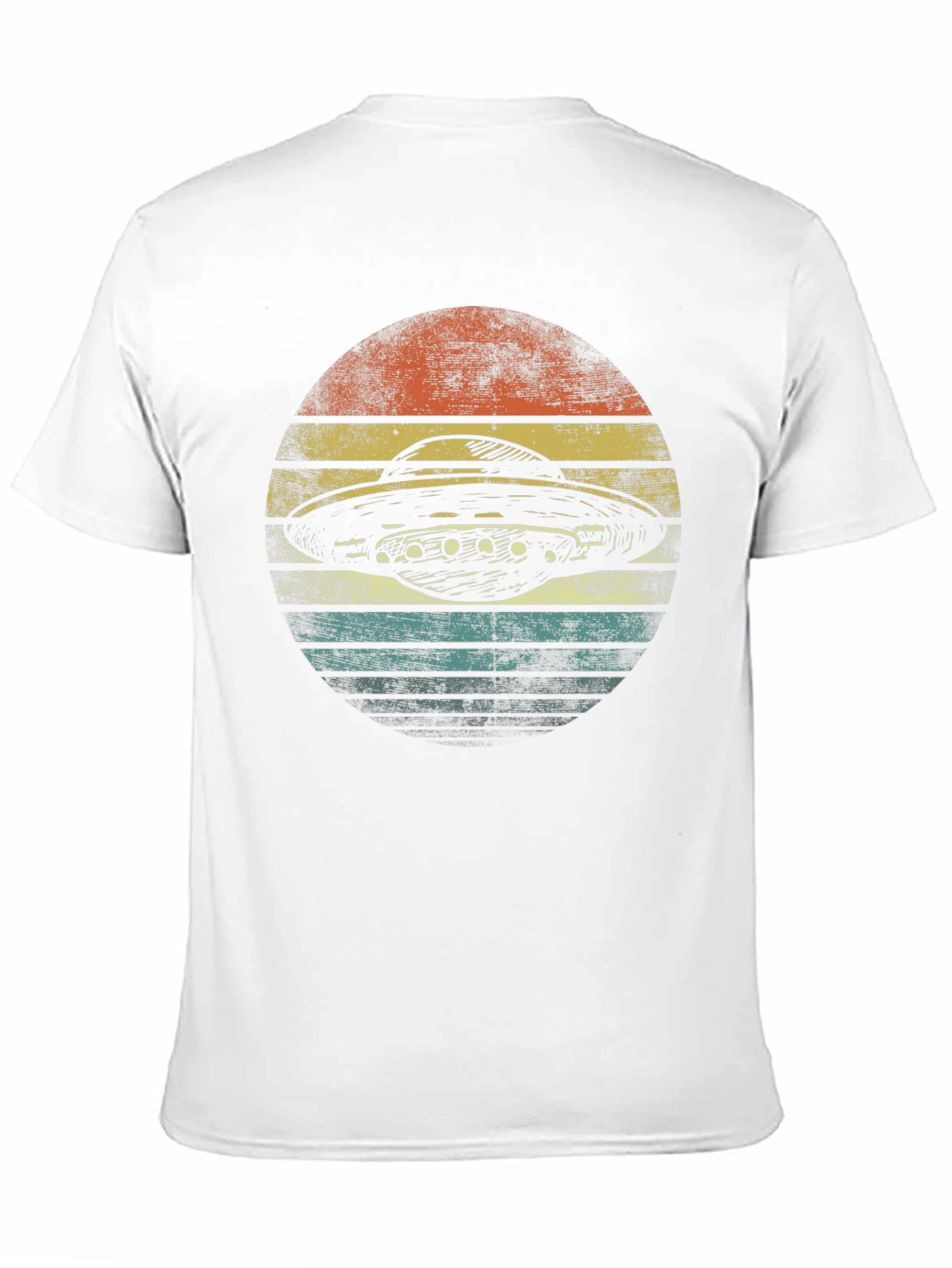 Retro UFO Graphic T-Shirt