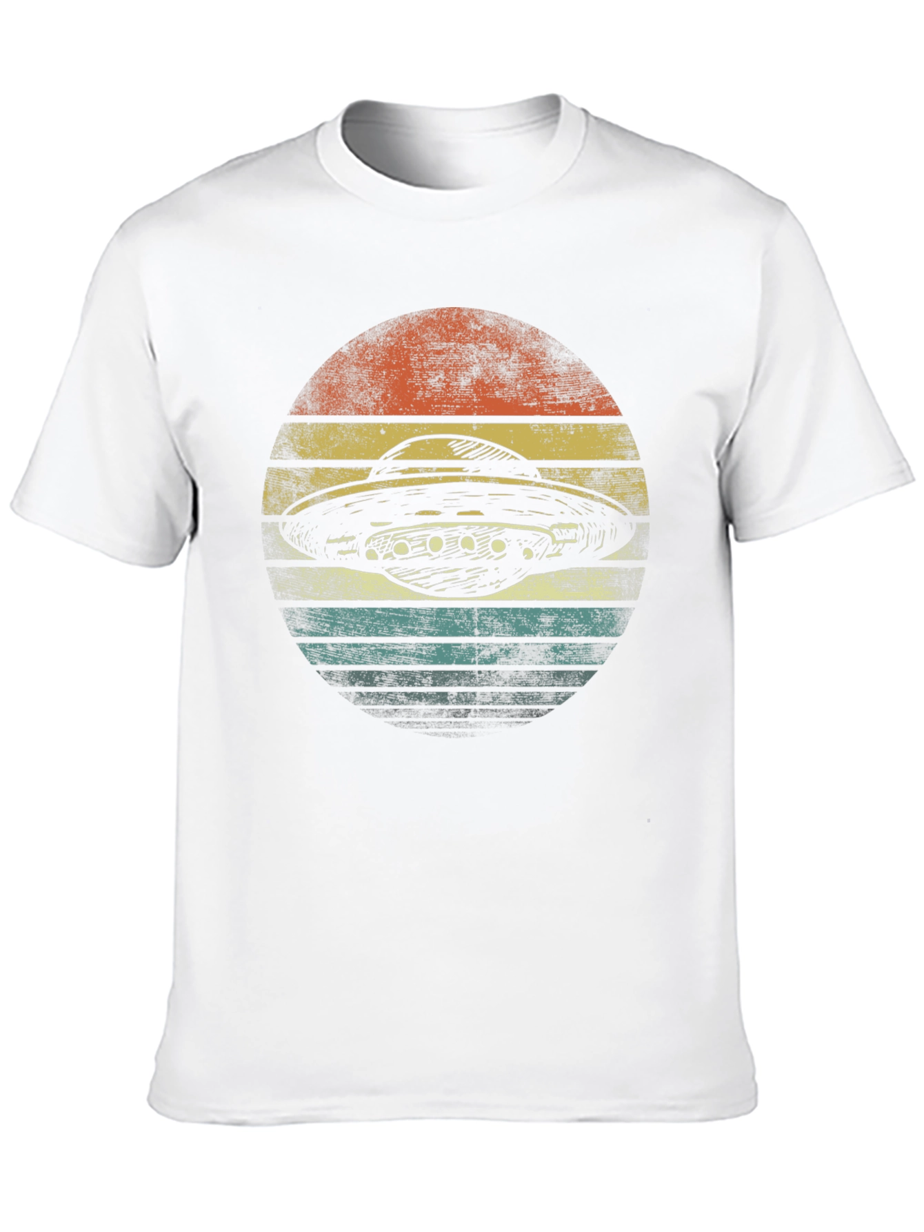 Retro UFO Graphic T-Shirt