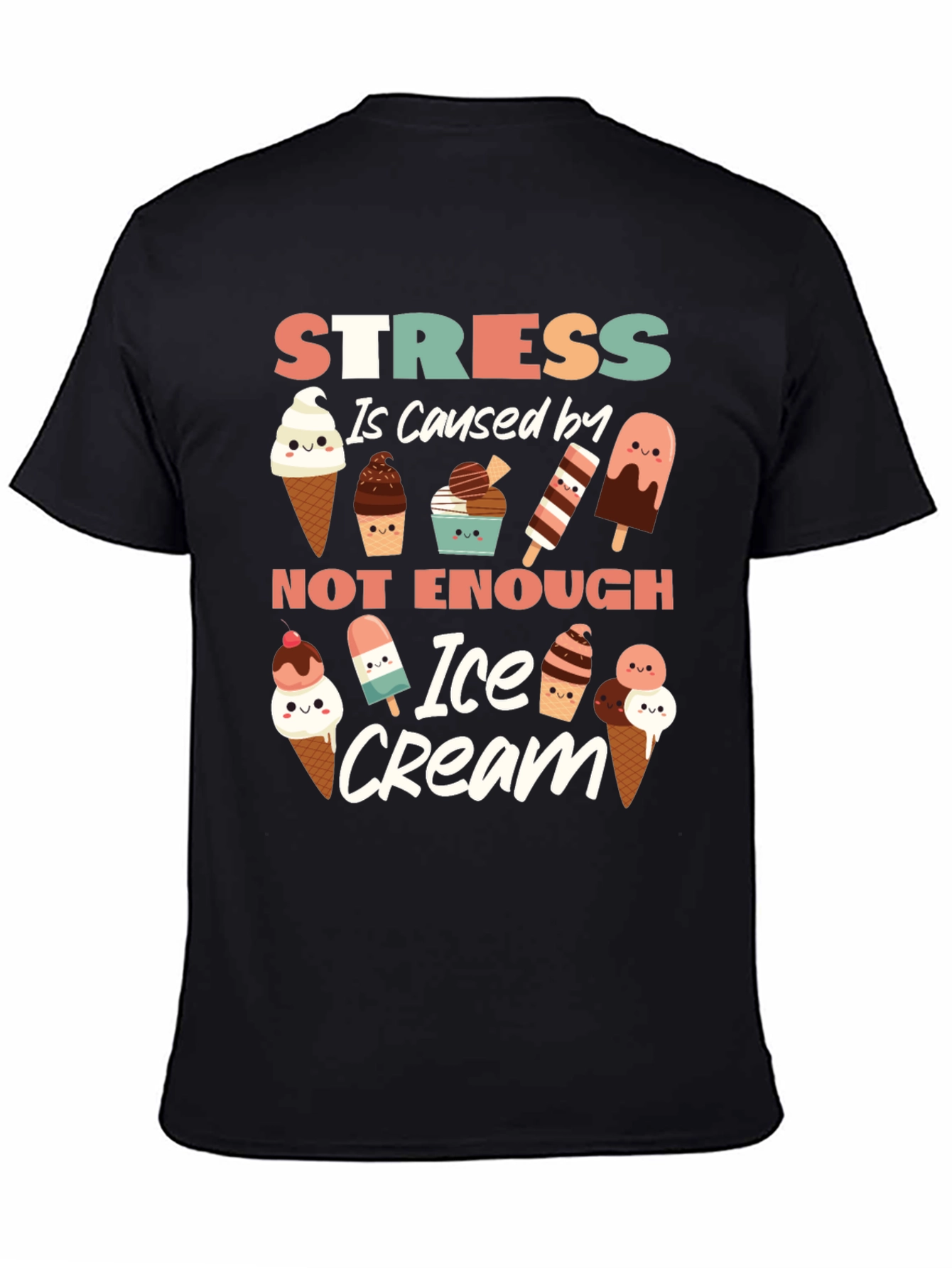 Stress Ice Cream T-Shirt