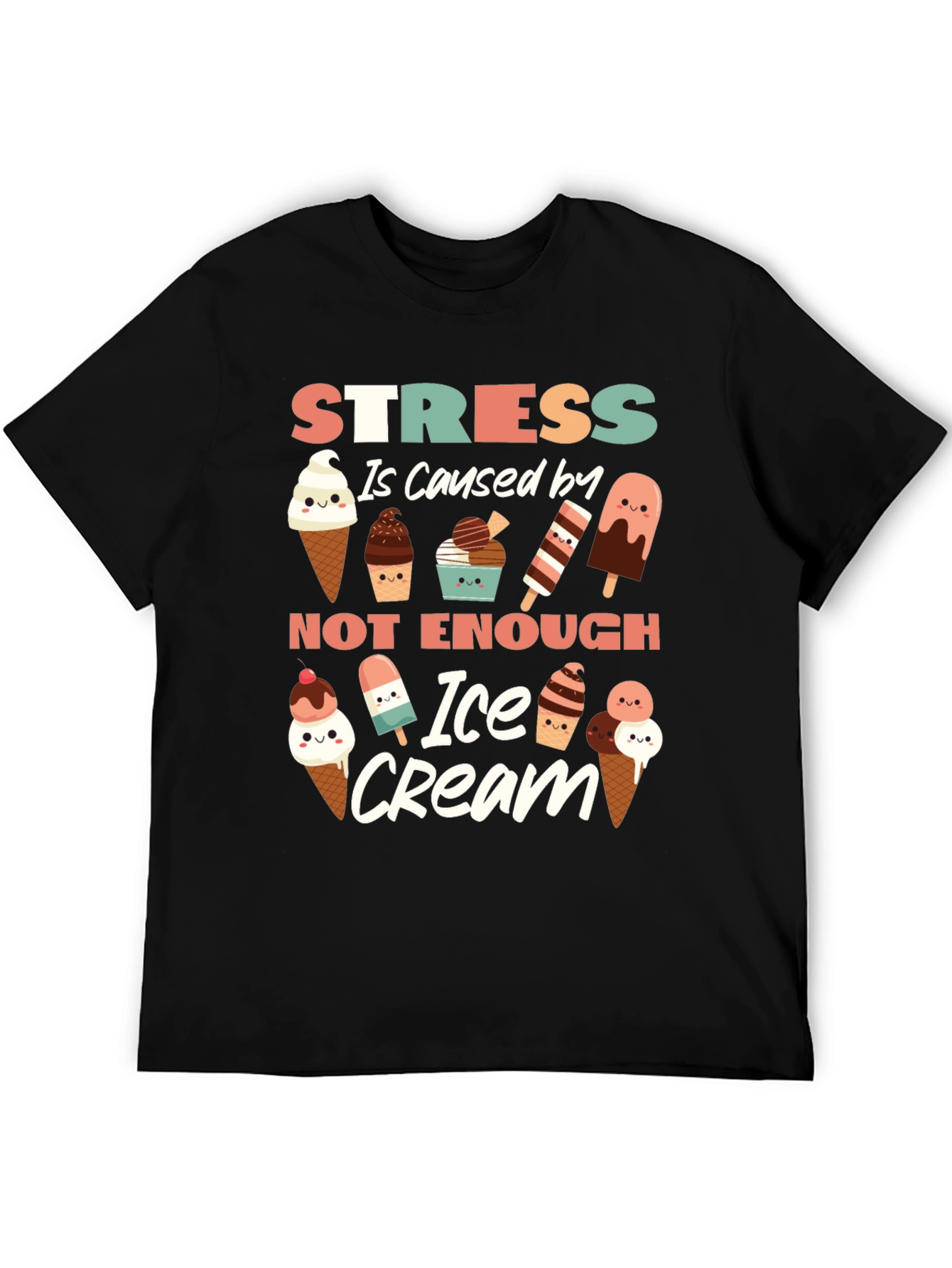 Stress Ice Cream T-Shirt