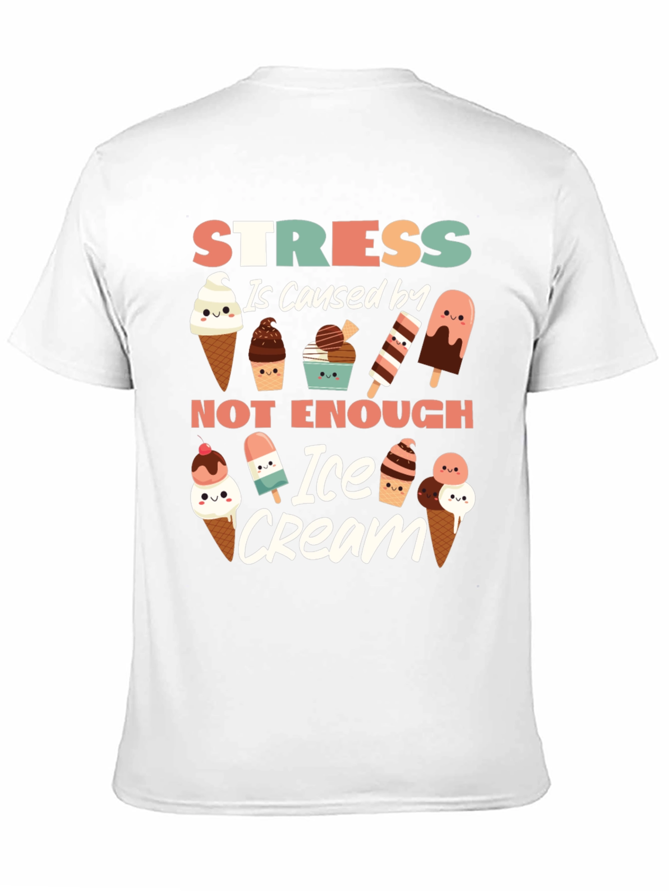 Stress Ice Cream T-Shirt