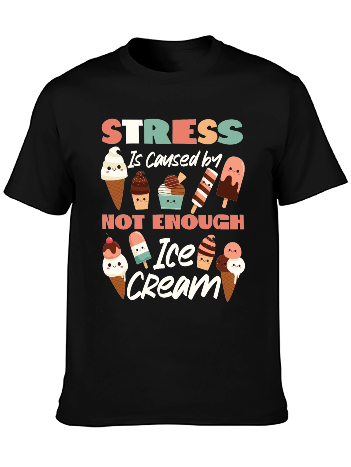 Stress Ice Cream T-Shirt